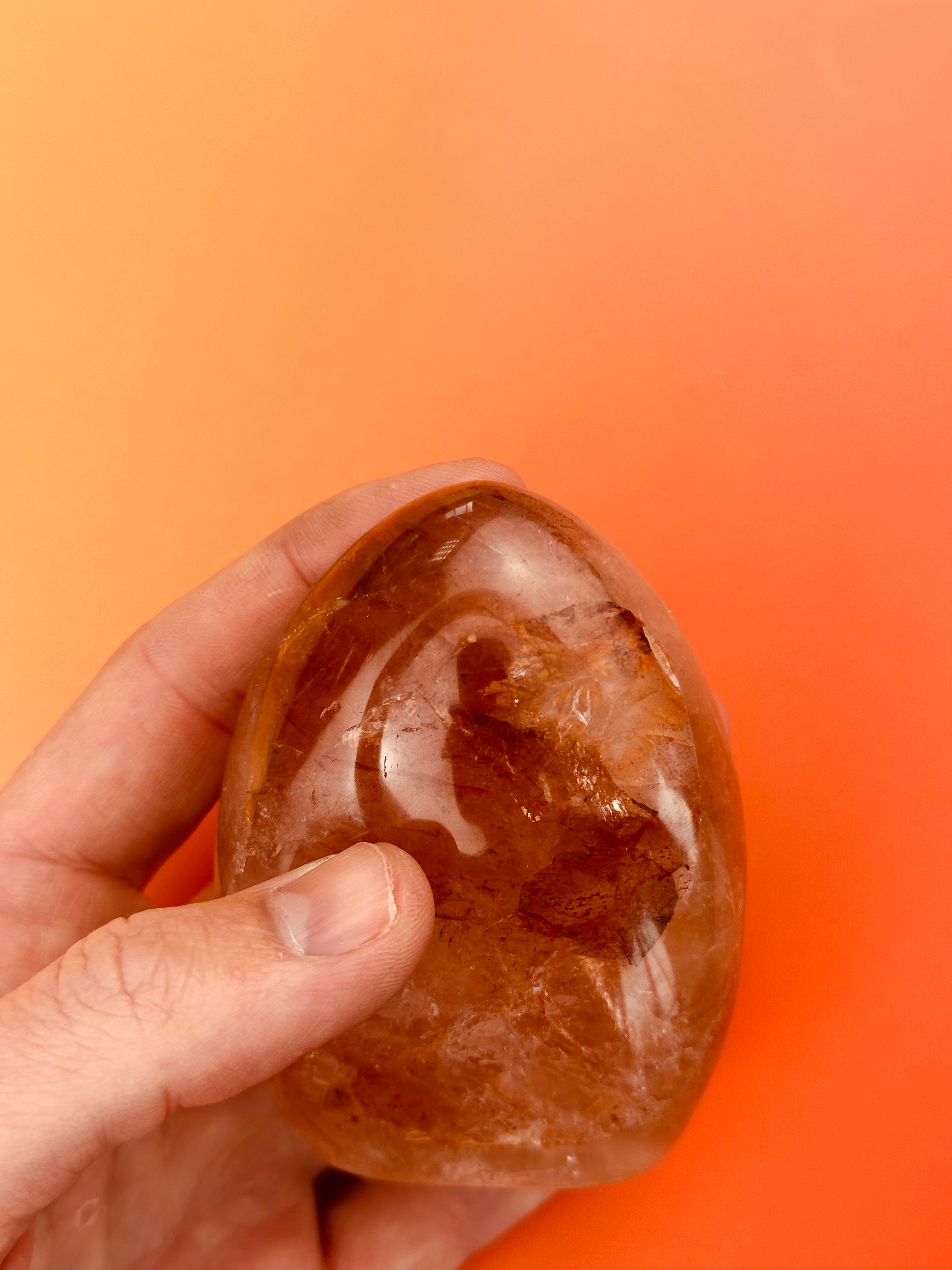 Red hematoid (Fire quartz) - Free form