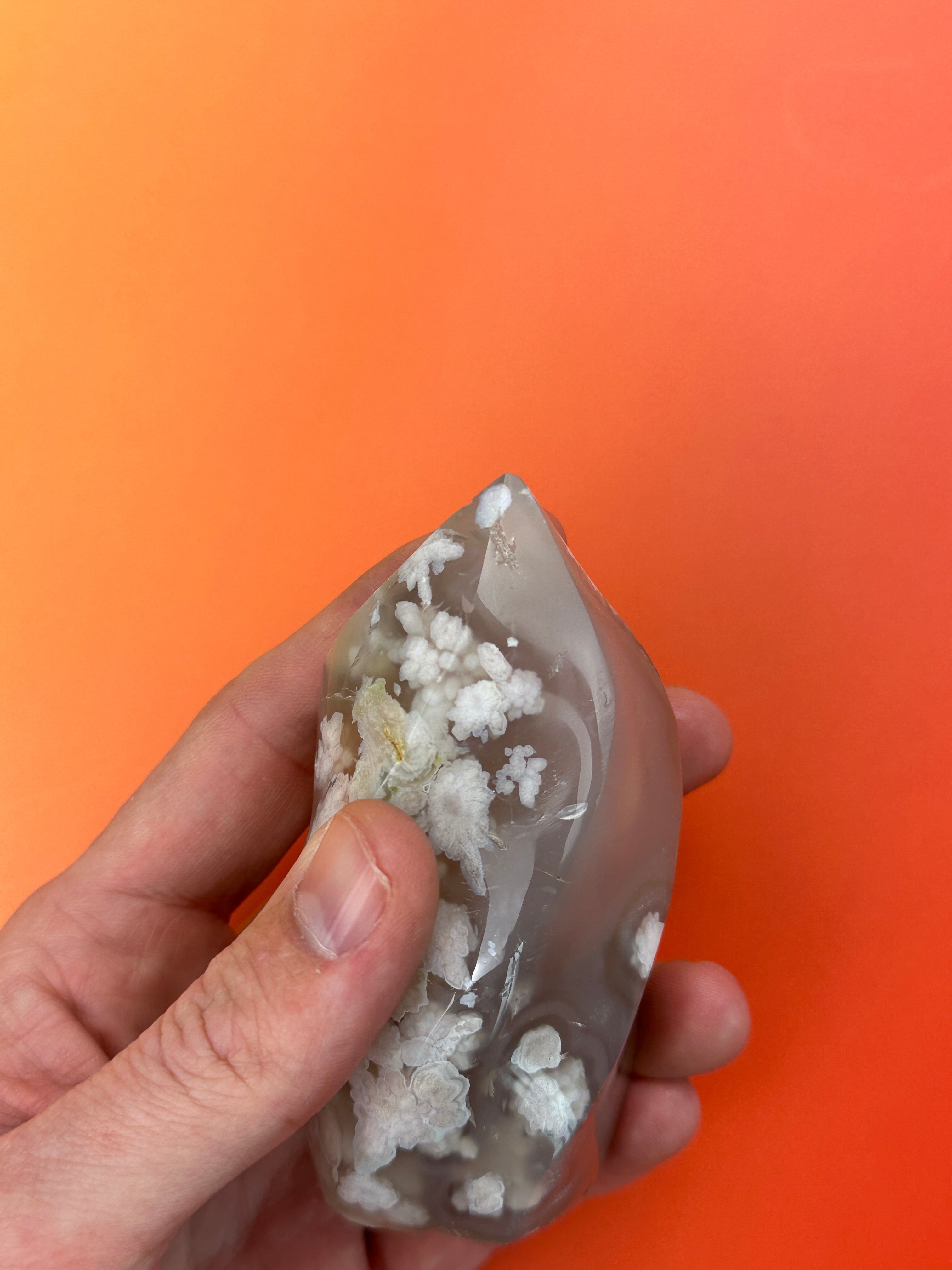 Flower agate - Flame