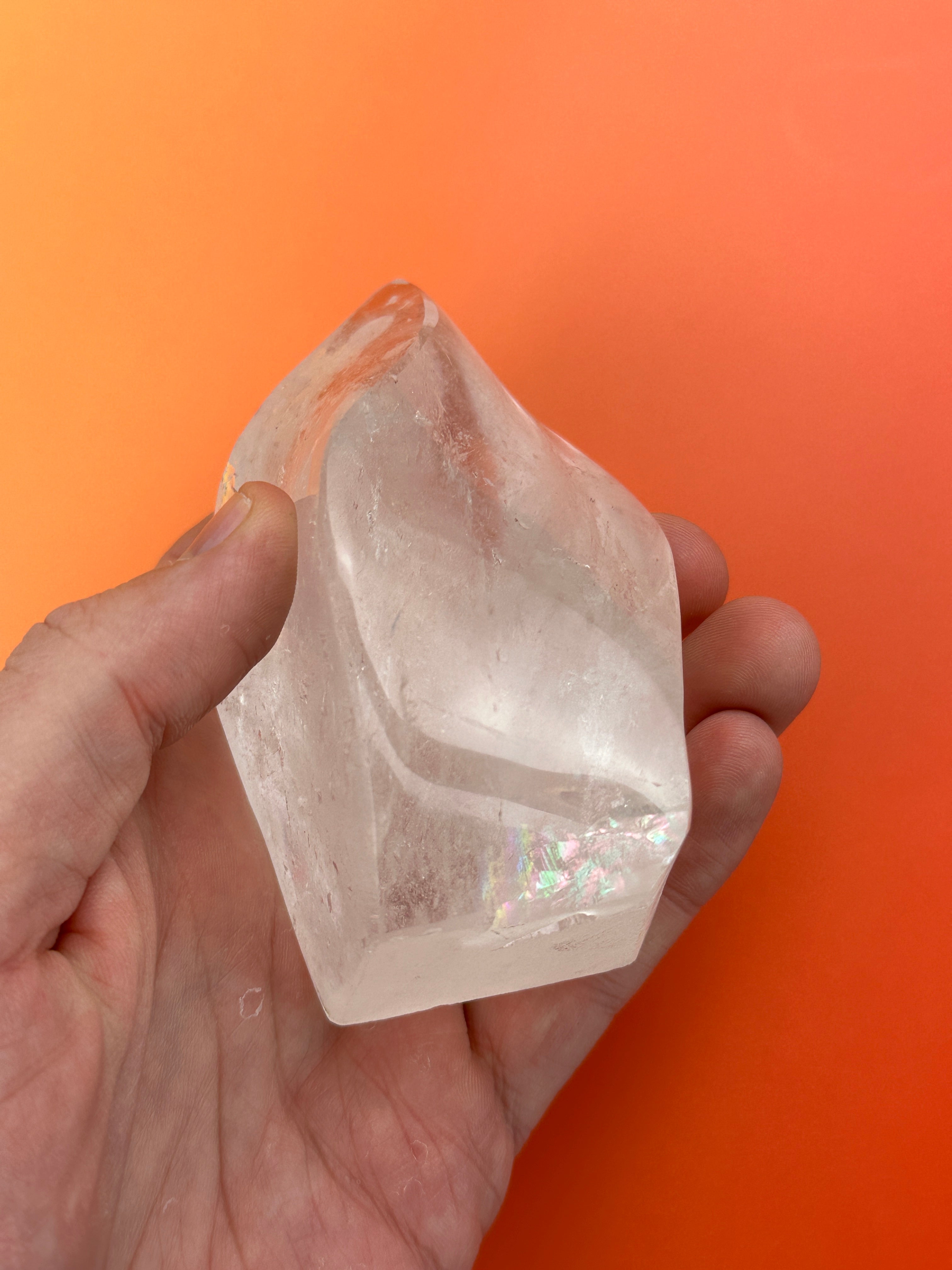 Clear quartz - Flame