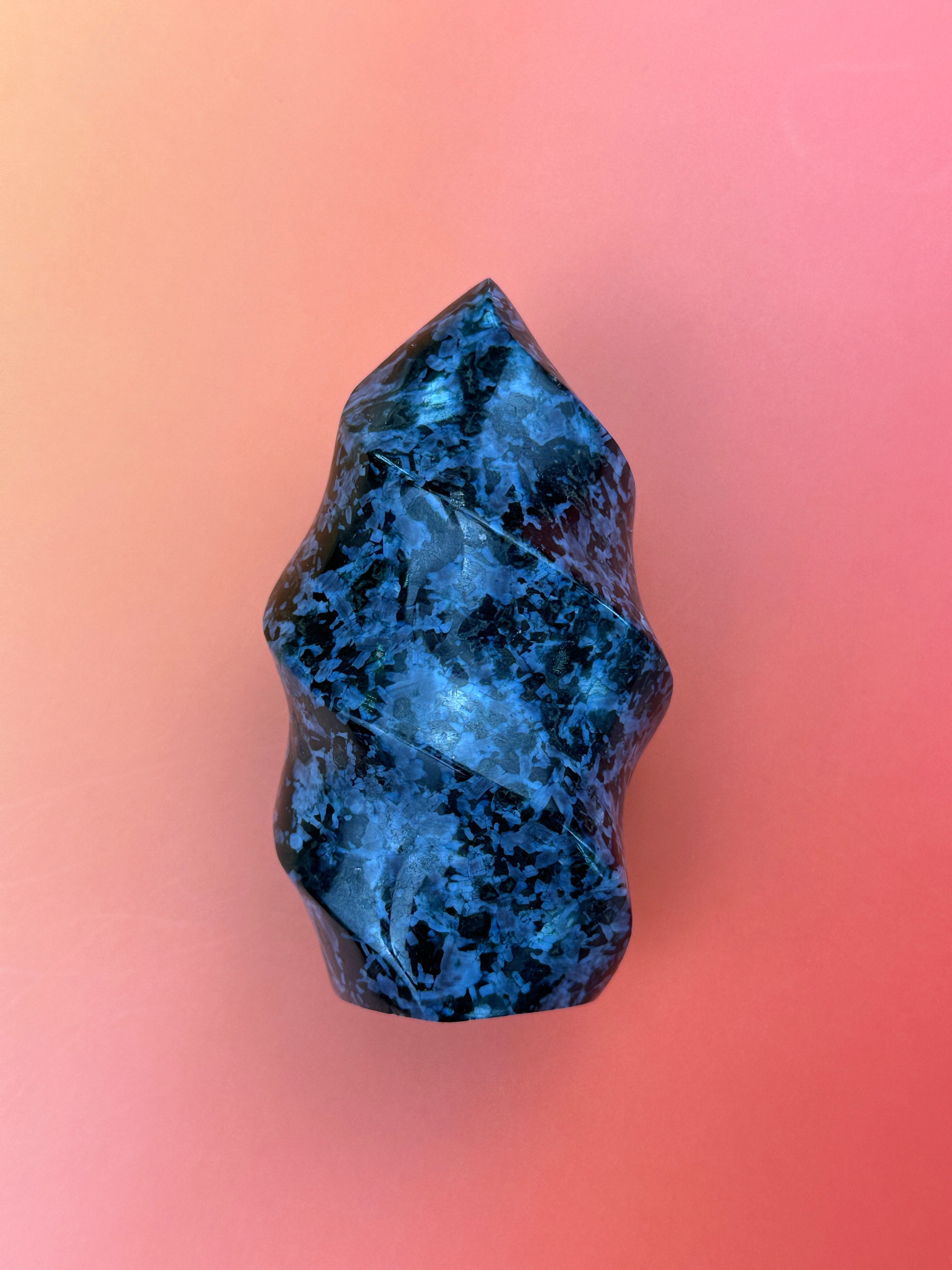 Indigo gabbro - Flame