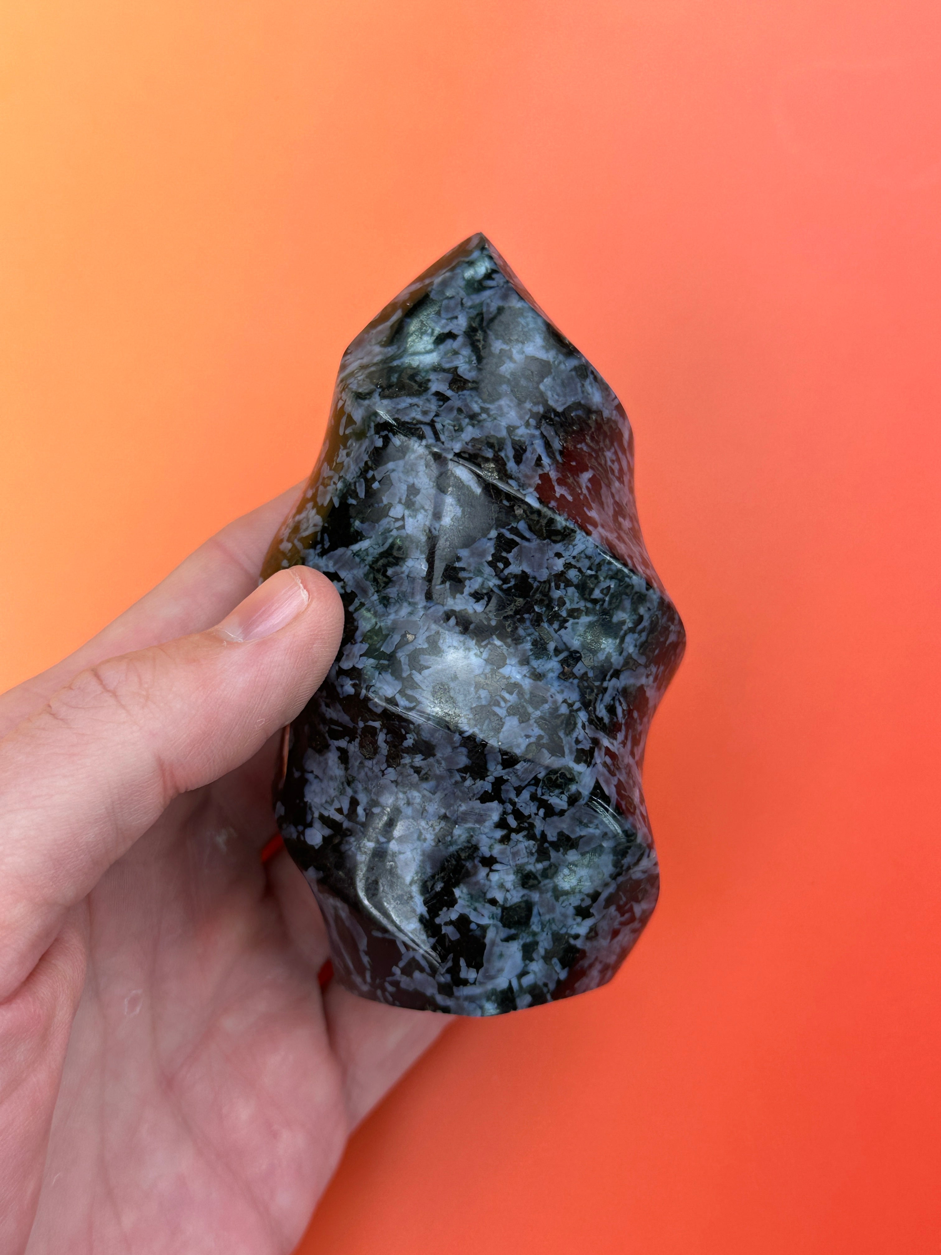 Indigo gabbro - Flame