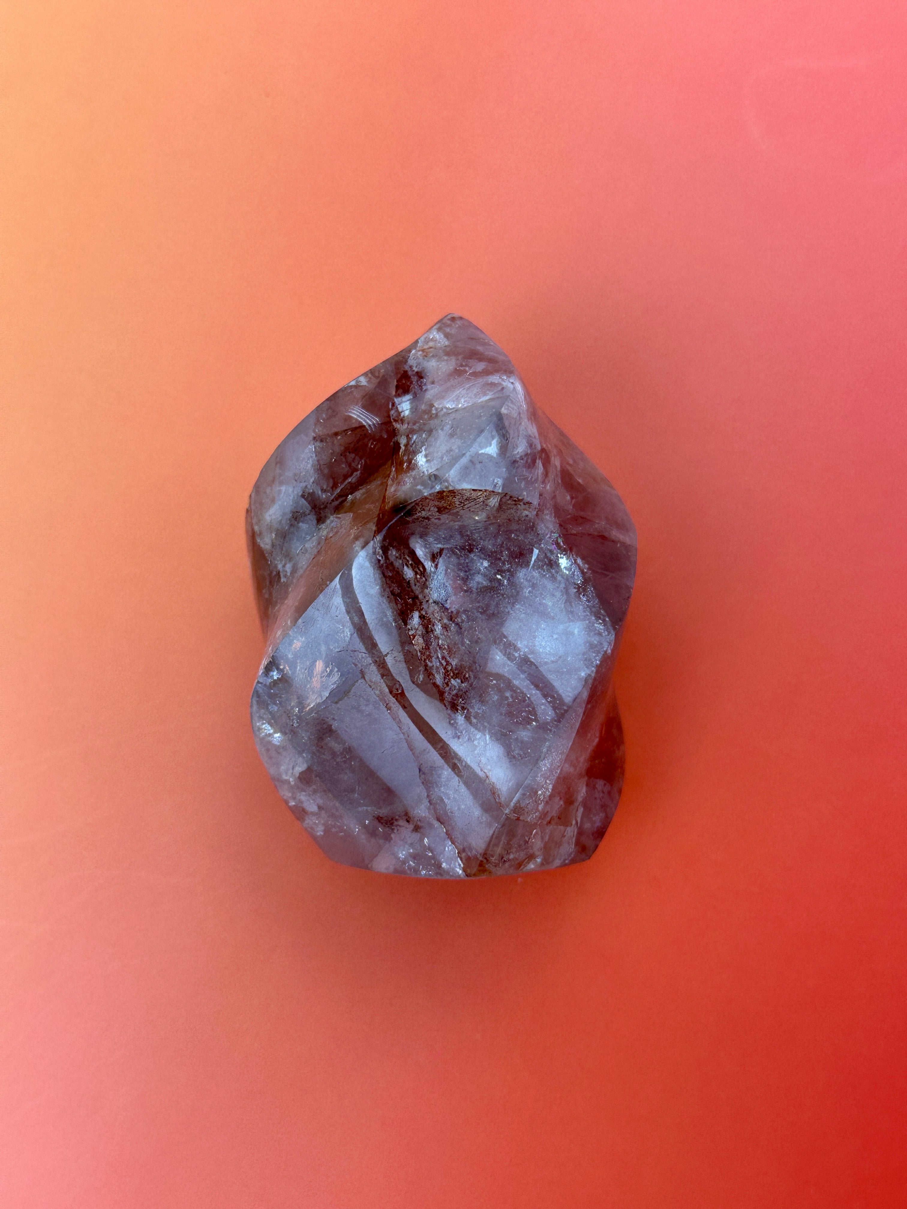 Red hematoid (Fire quartz) - Flame