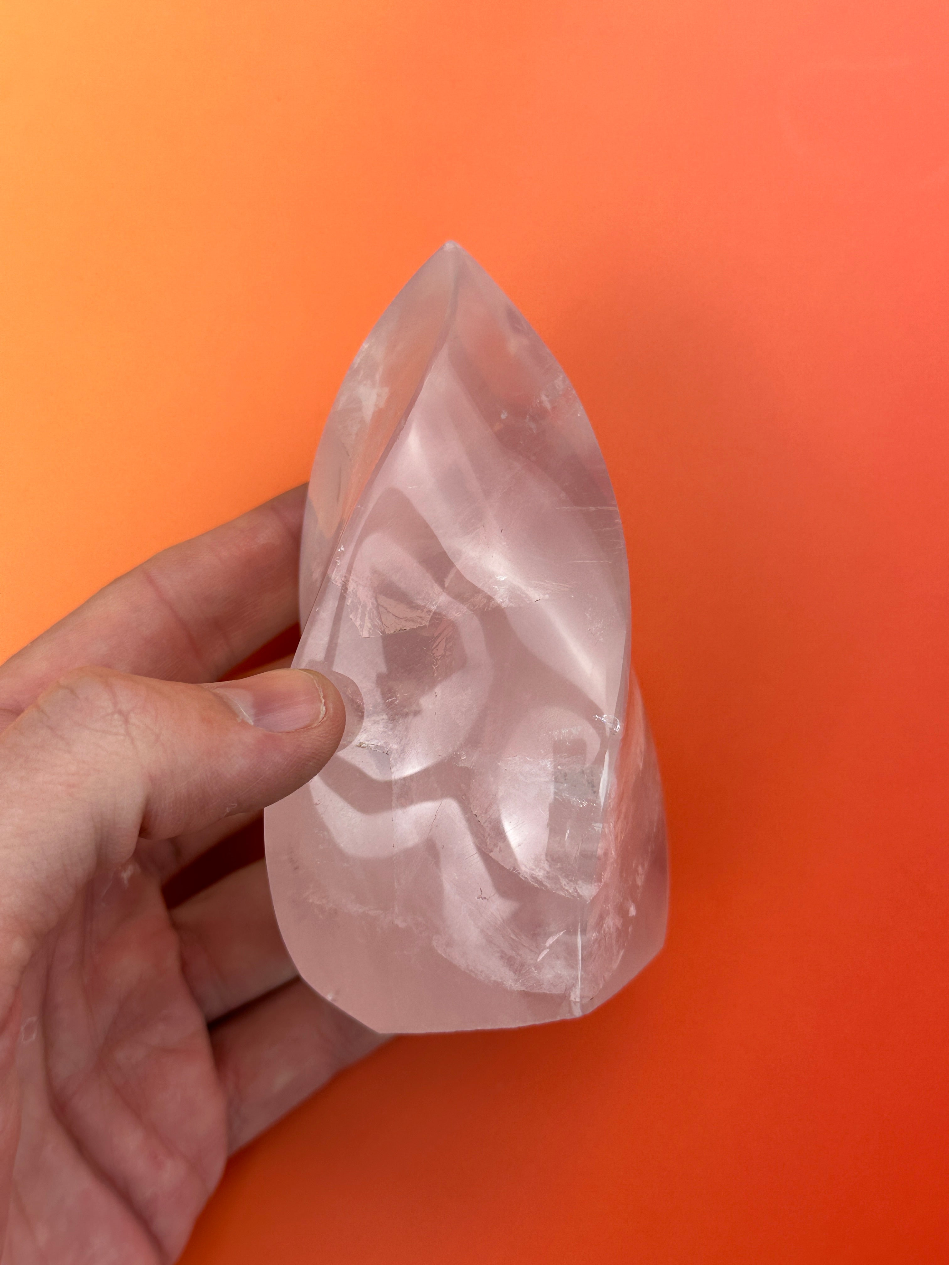 Rose quartz - Flame