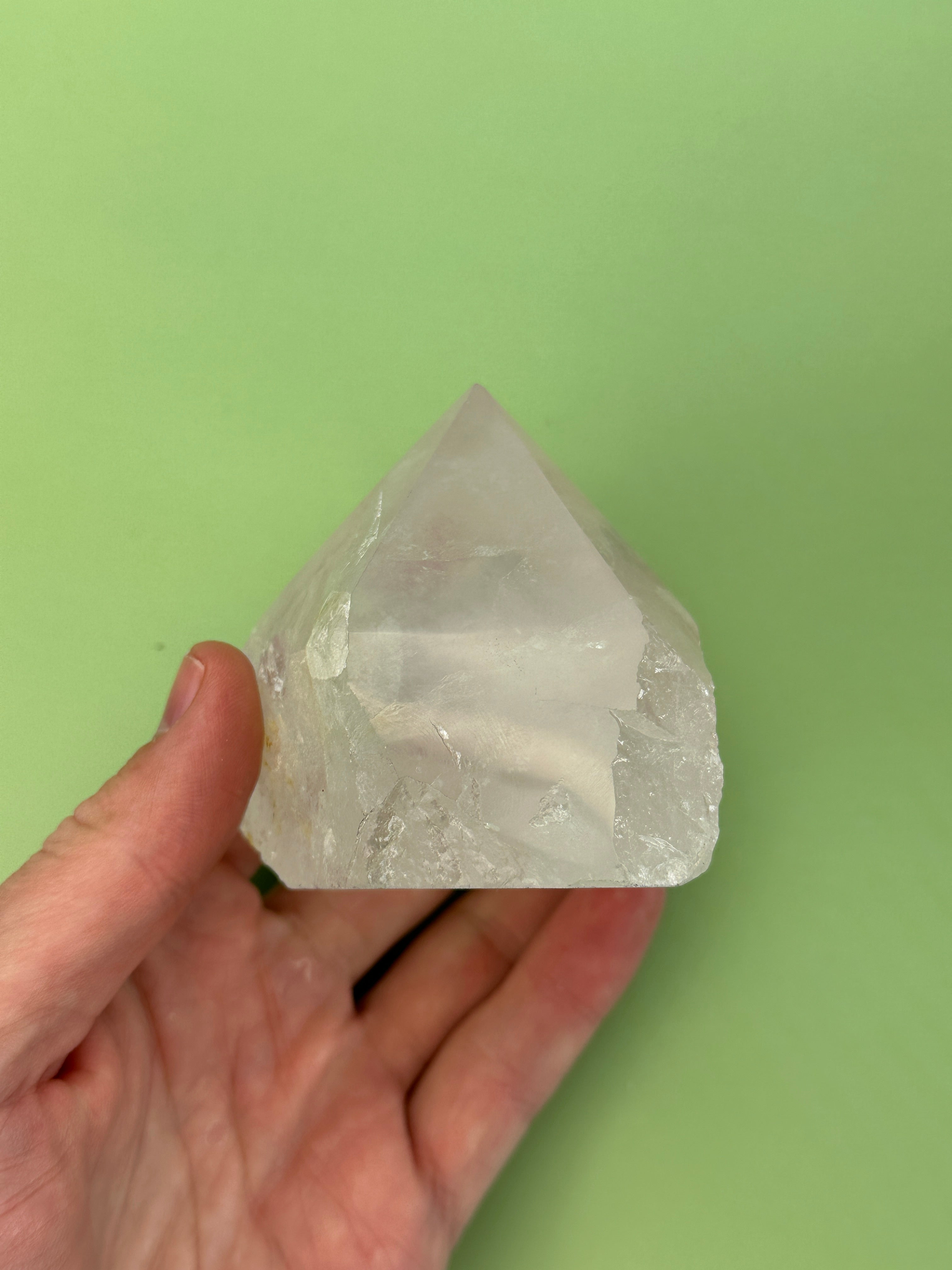 Clear Quartz - Rough cut point