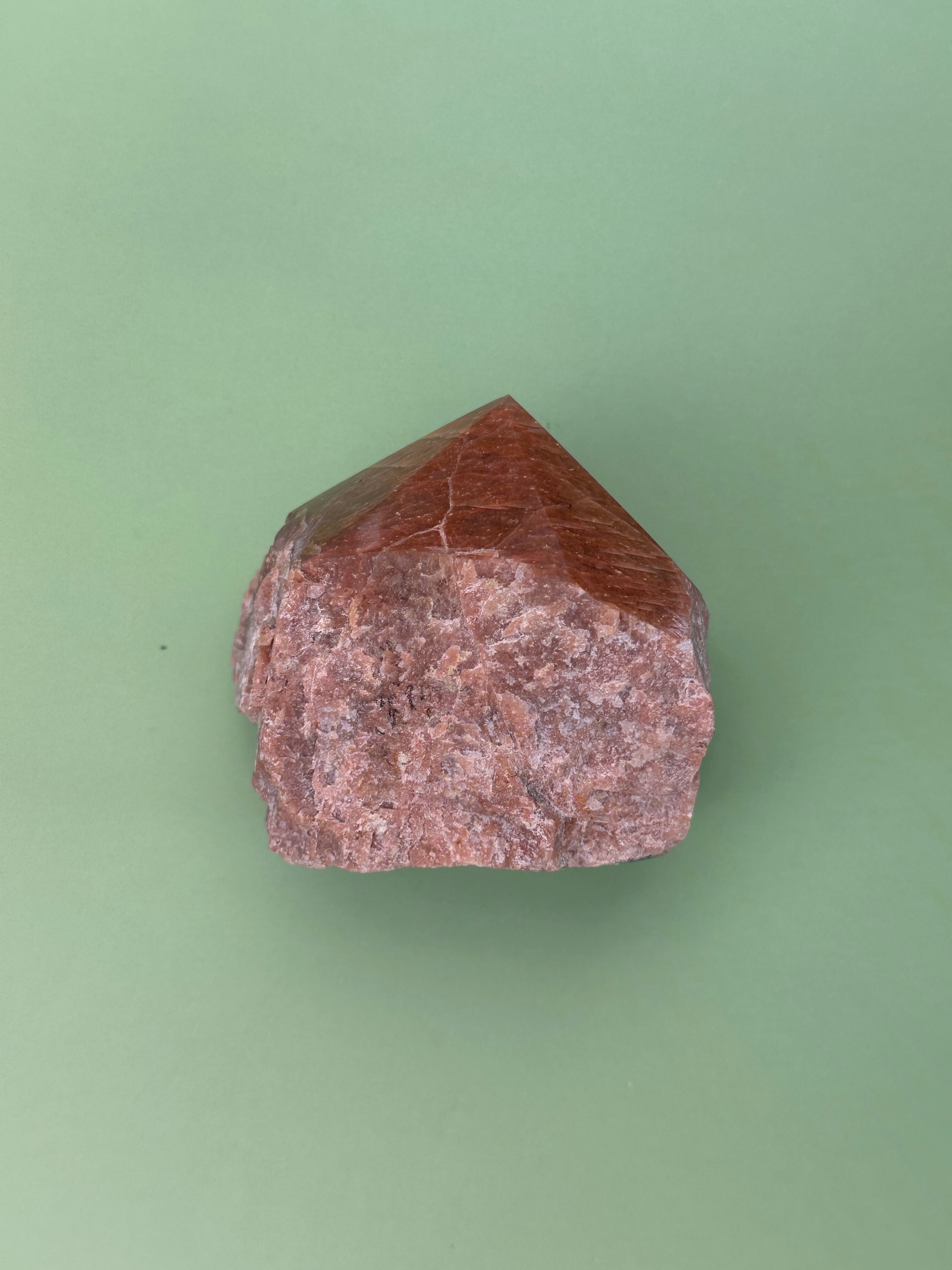Peach moonstone - Rough cut point
