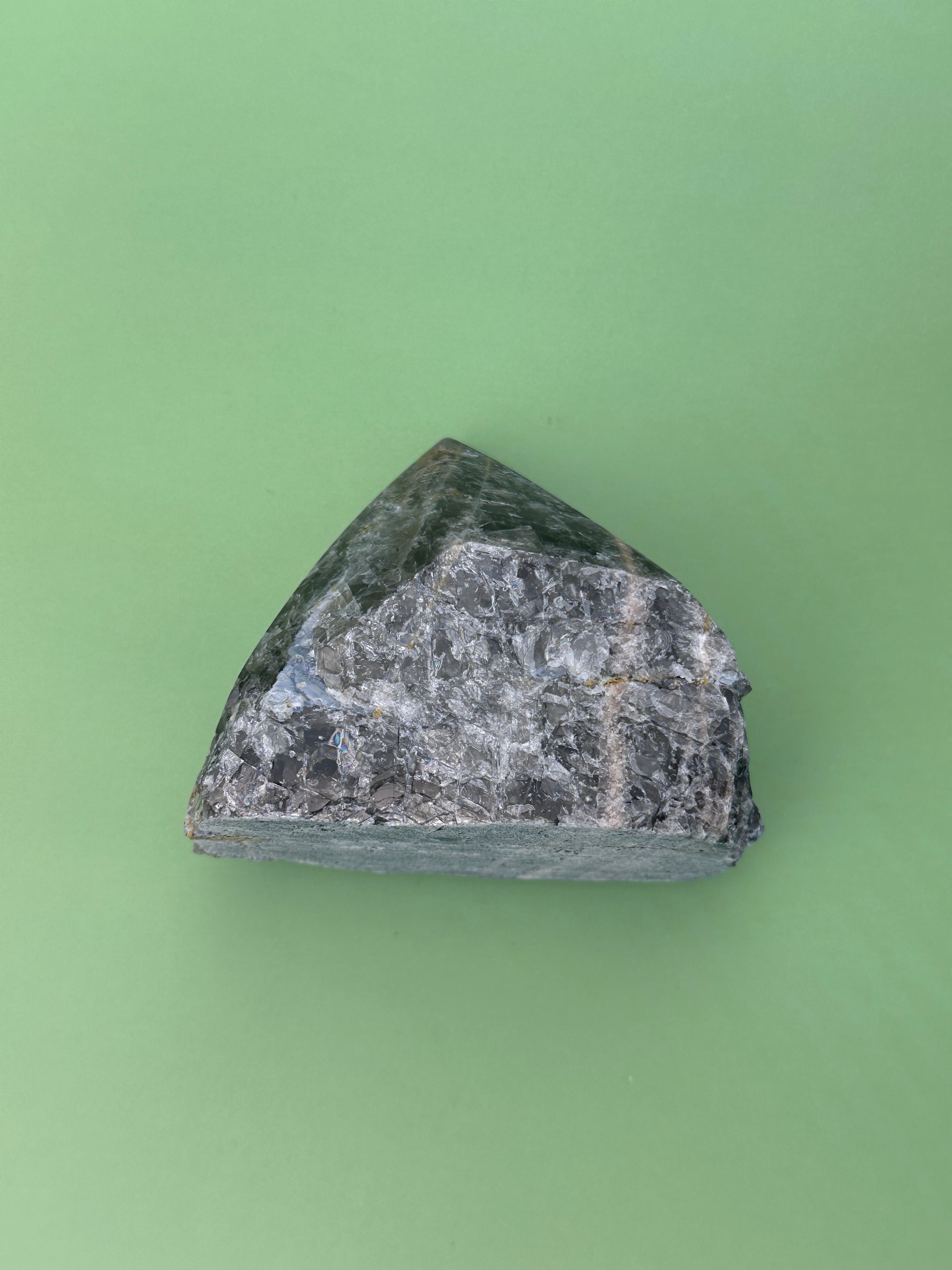 Black moonstone - Rough cut point