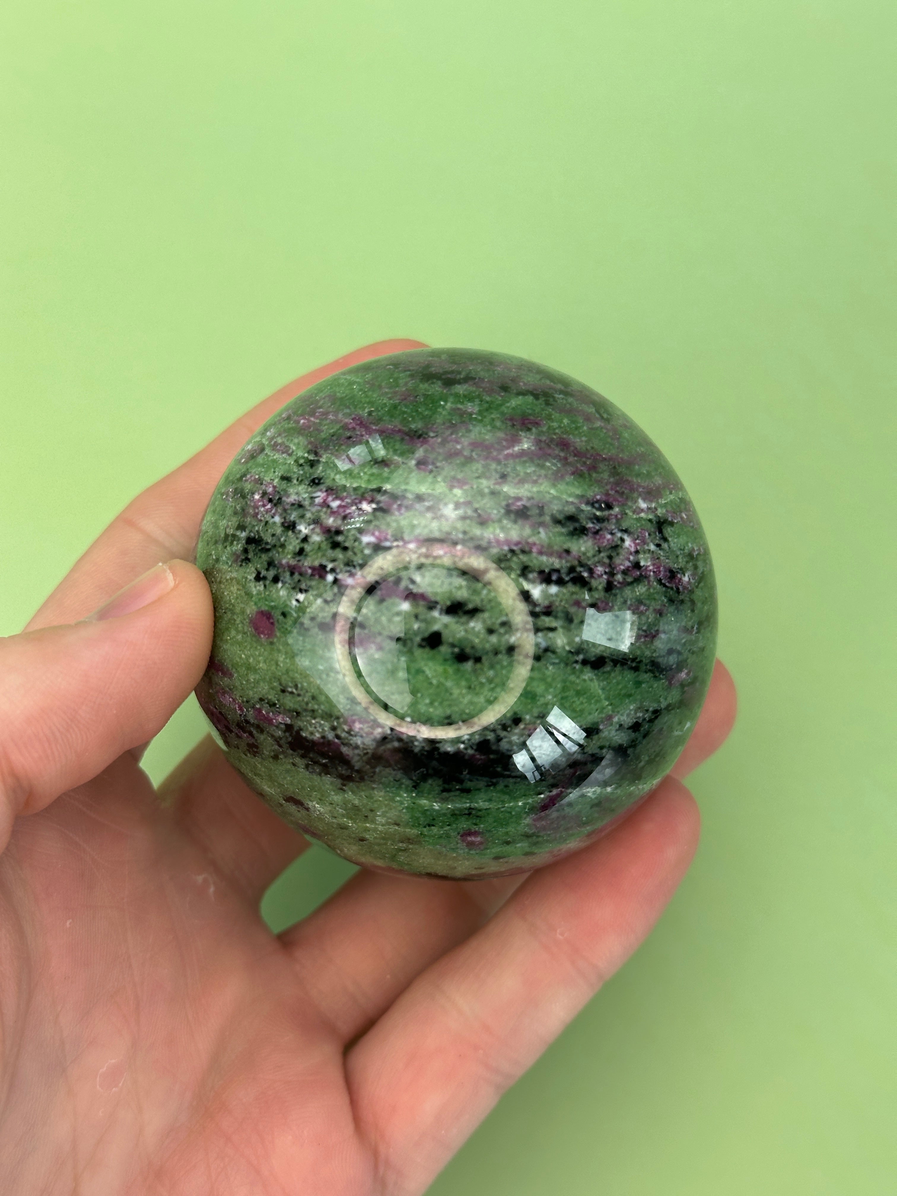 Ruby zoisite - XL Sphere