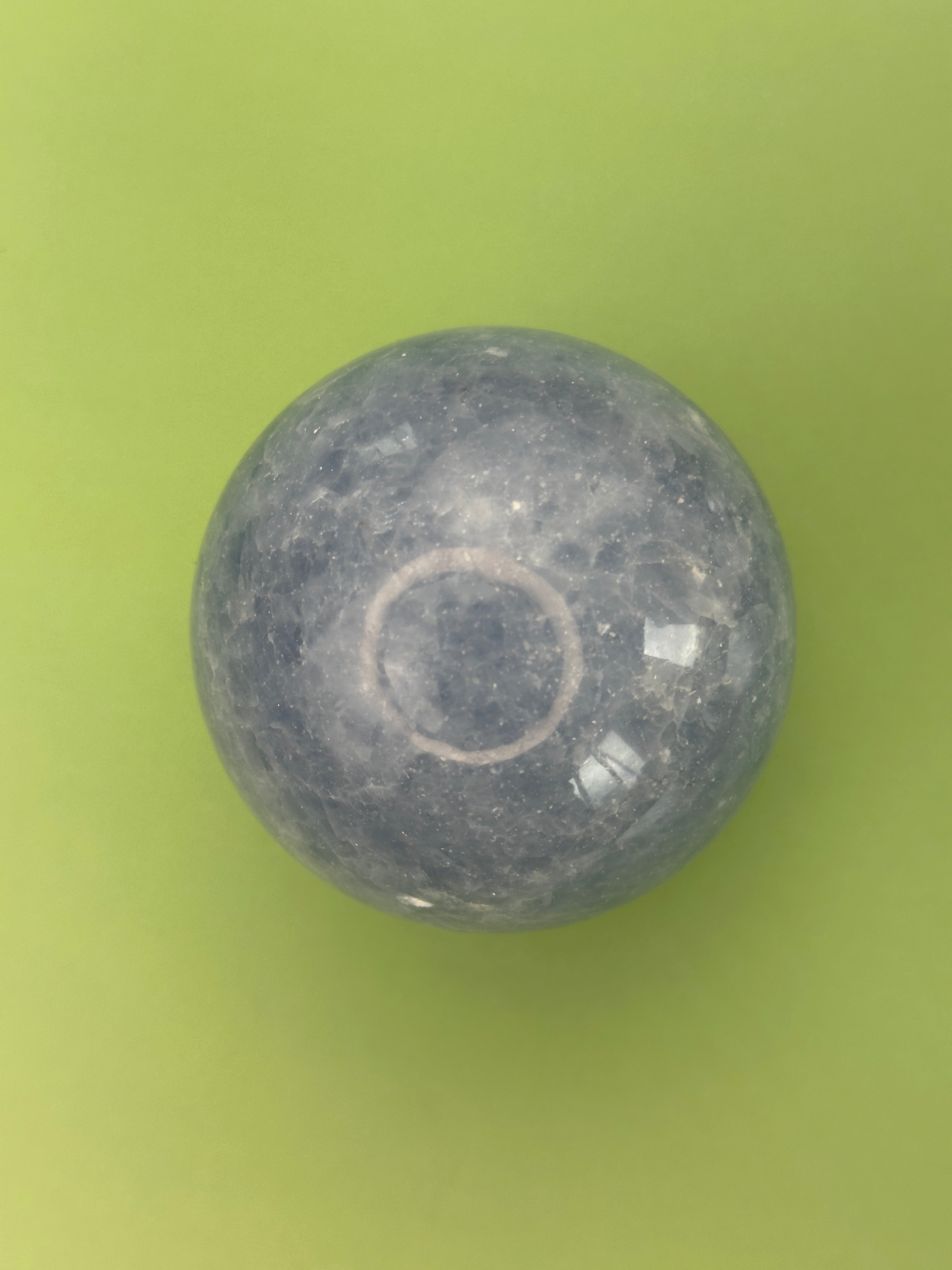 Blue calcite - XL sphere
