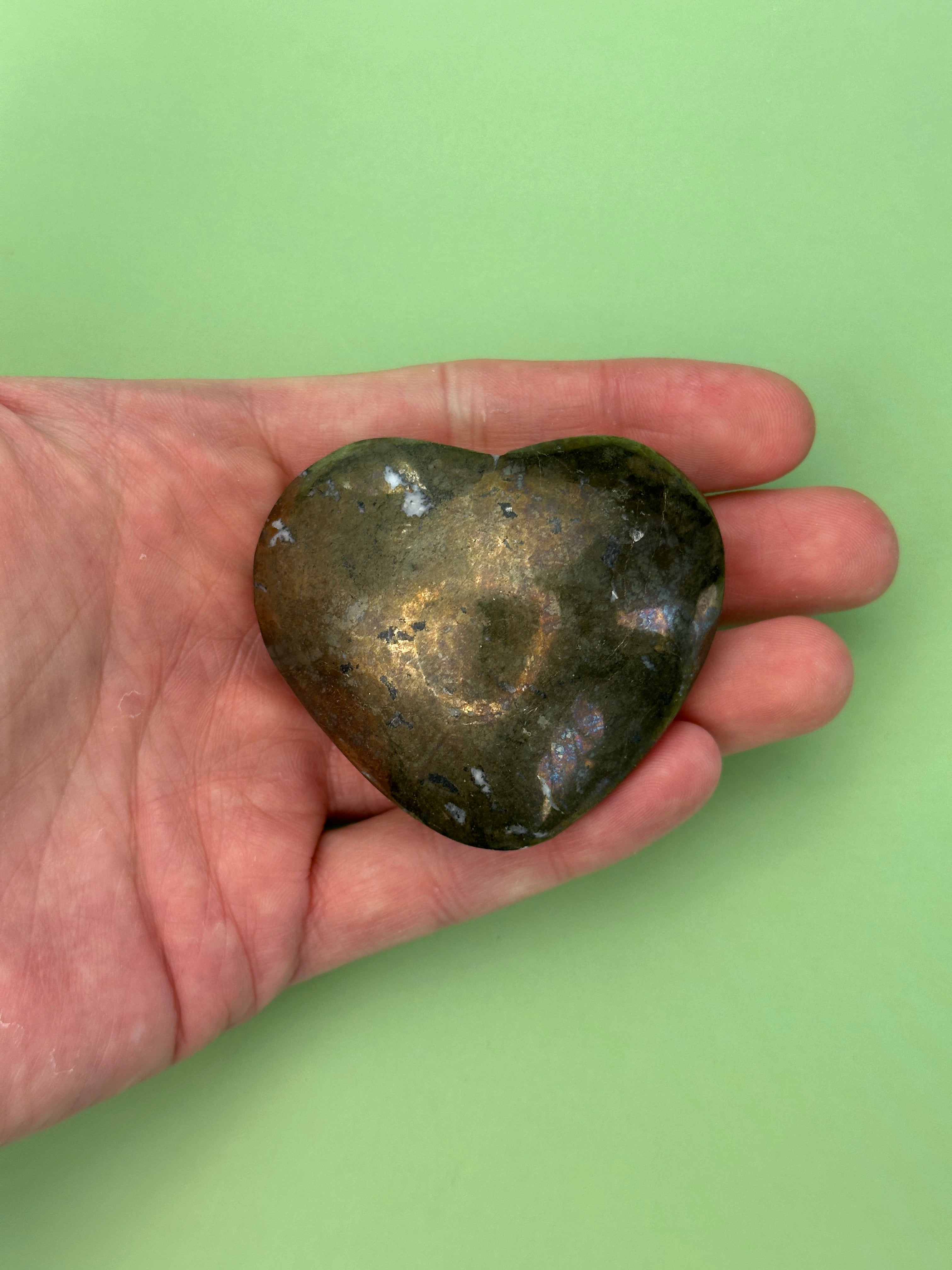 Pyrite - Large heart