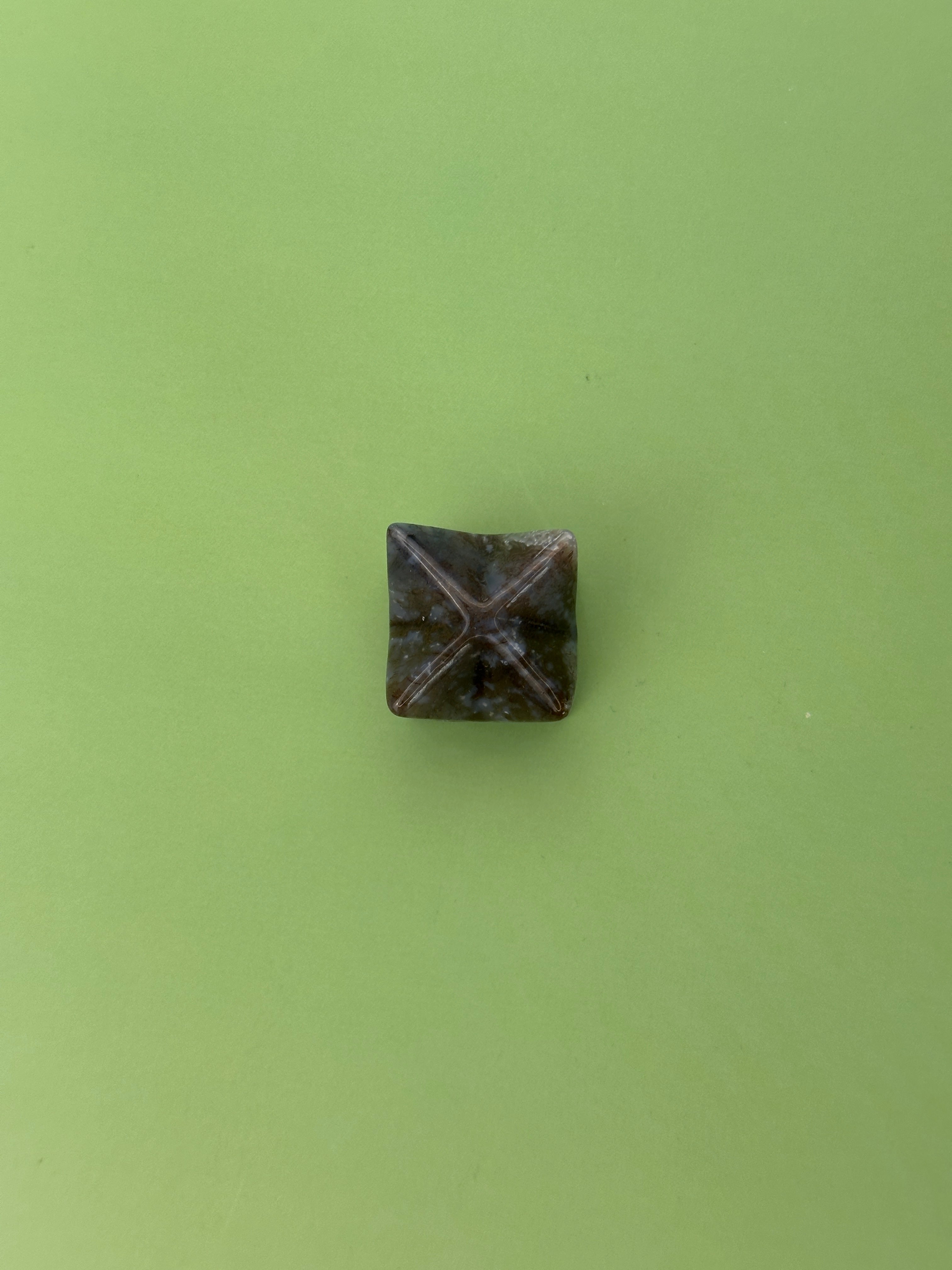 Moss agate - Merkaba