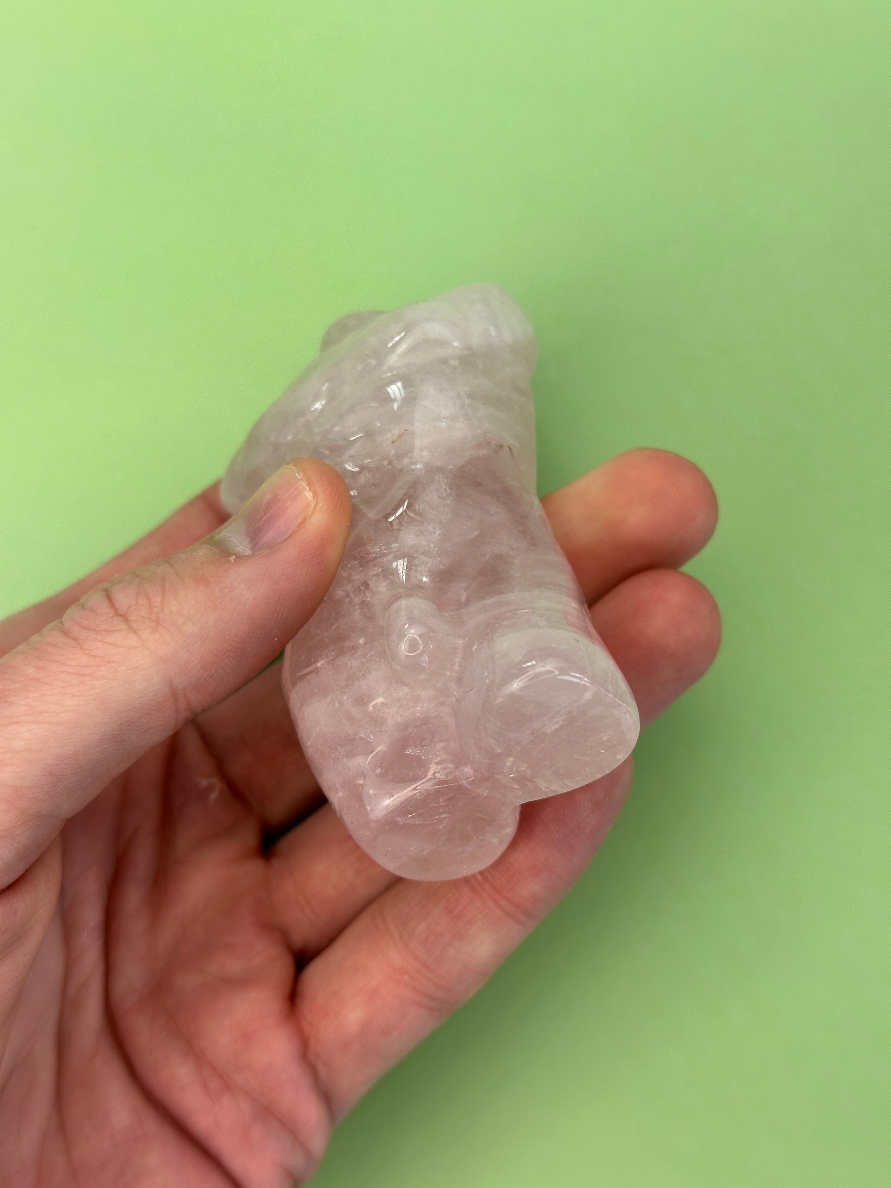 Rose quartz - Male torso