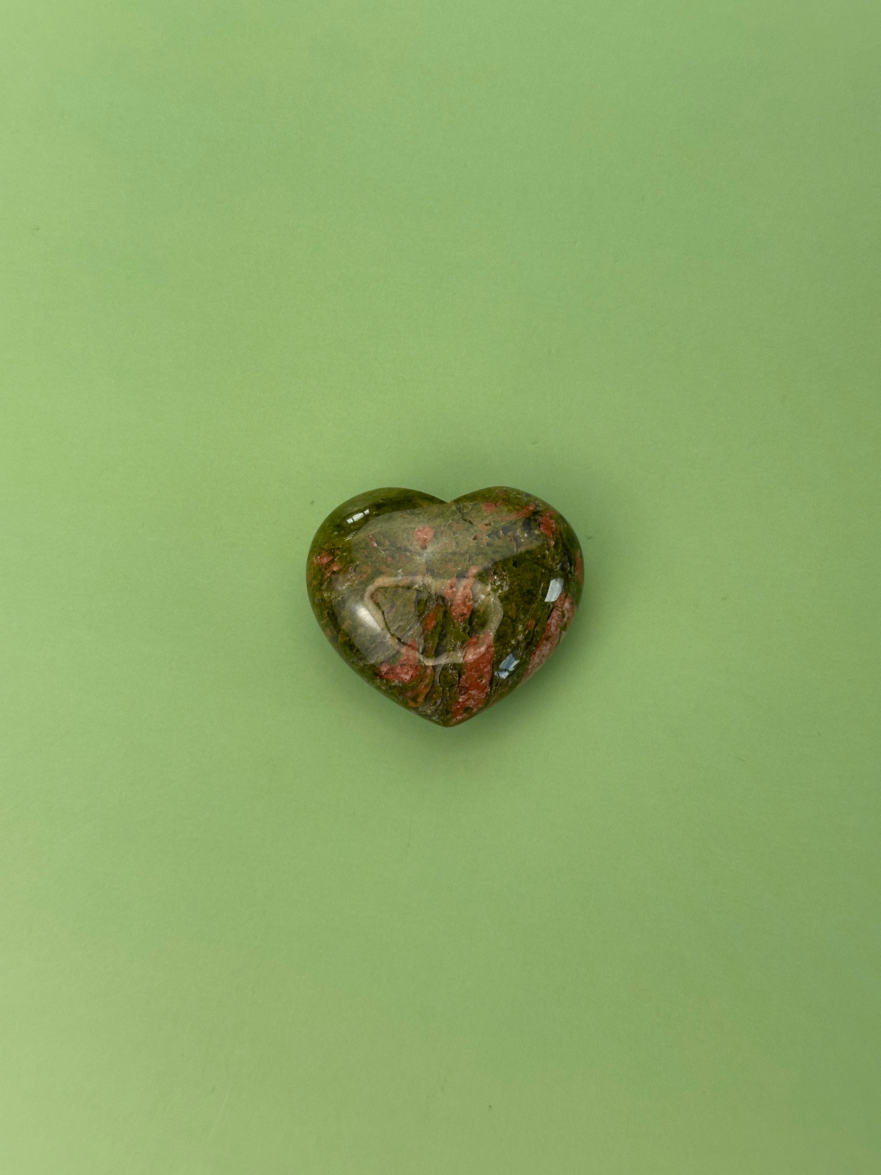 Unakite - Medium heart