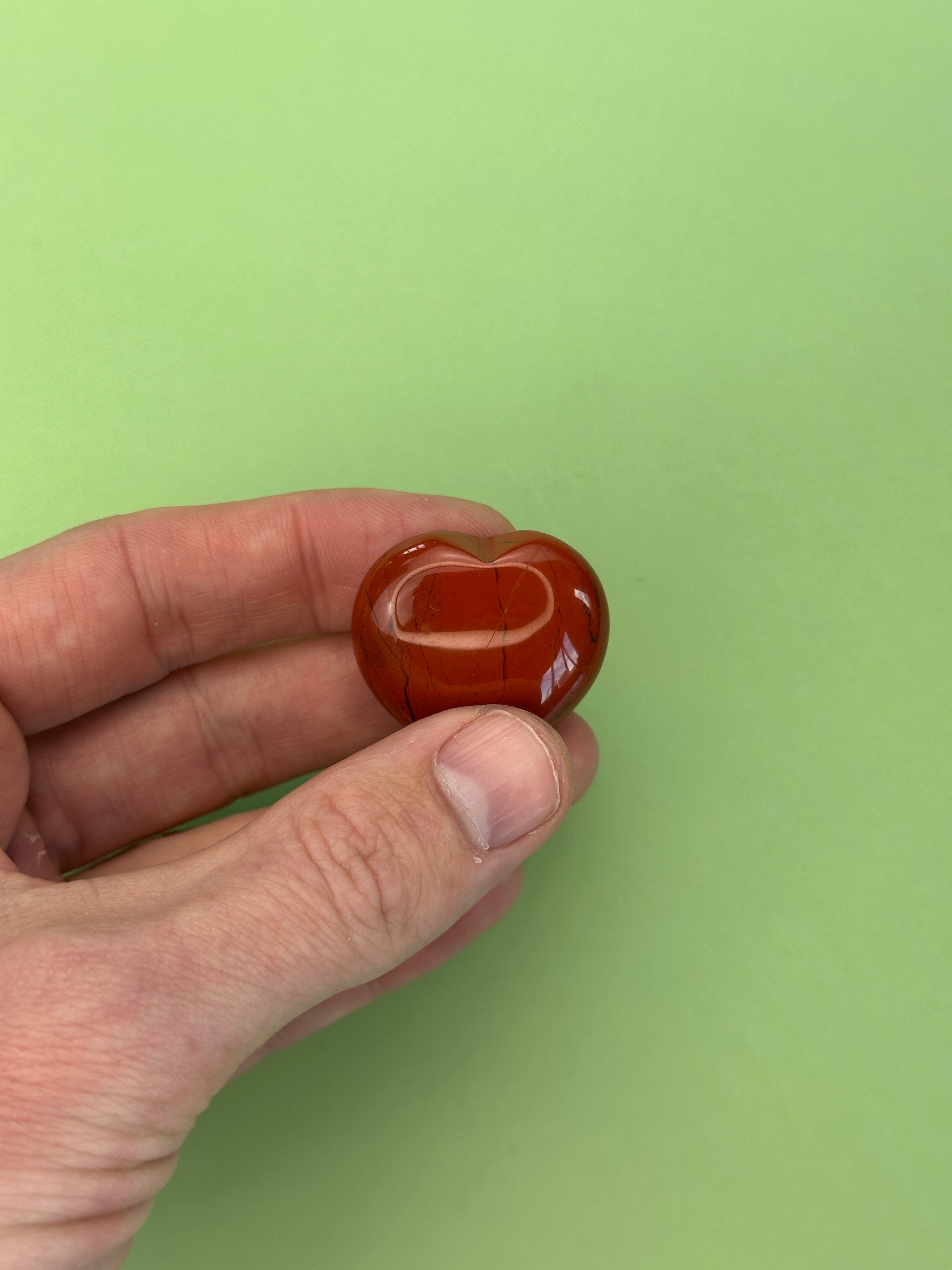 Red jasper - Small heart