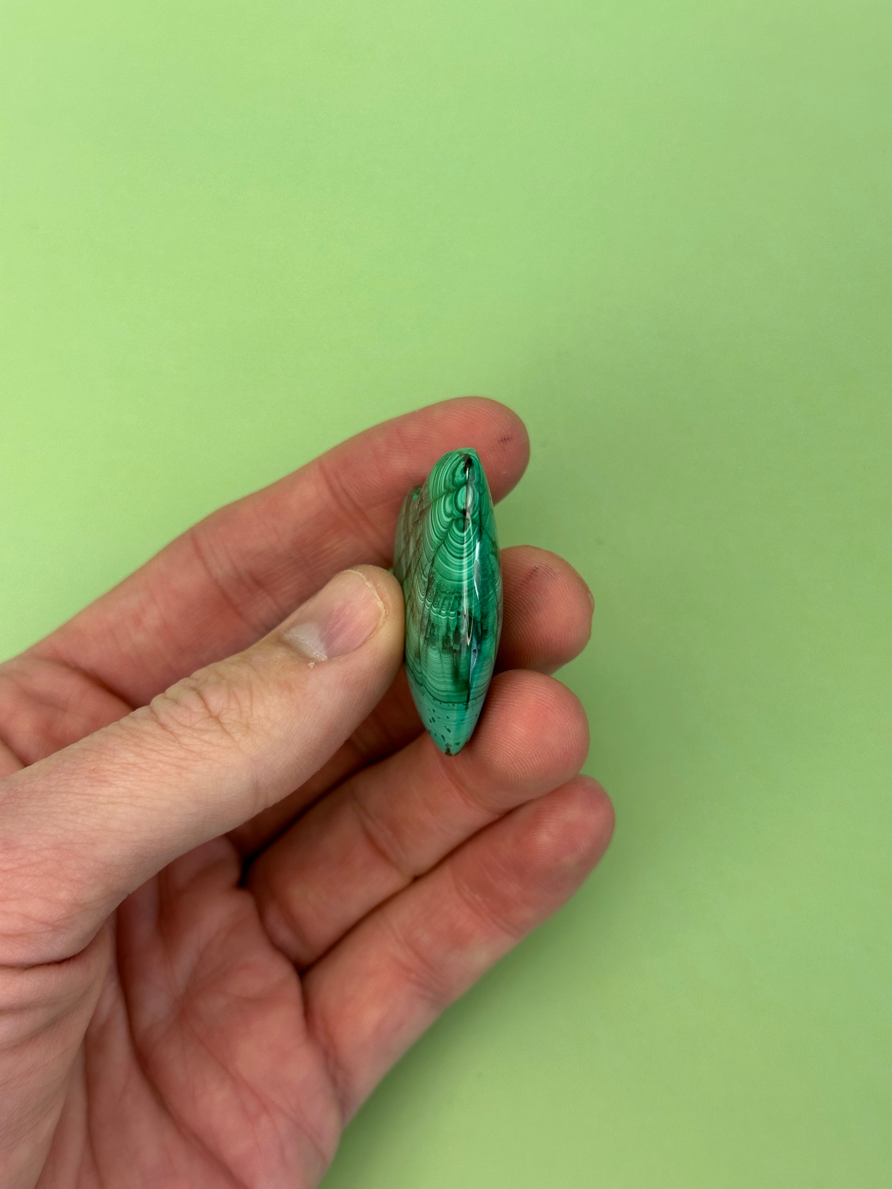 Malachite - Medium heart