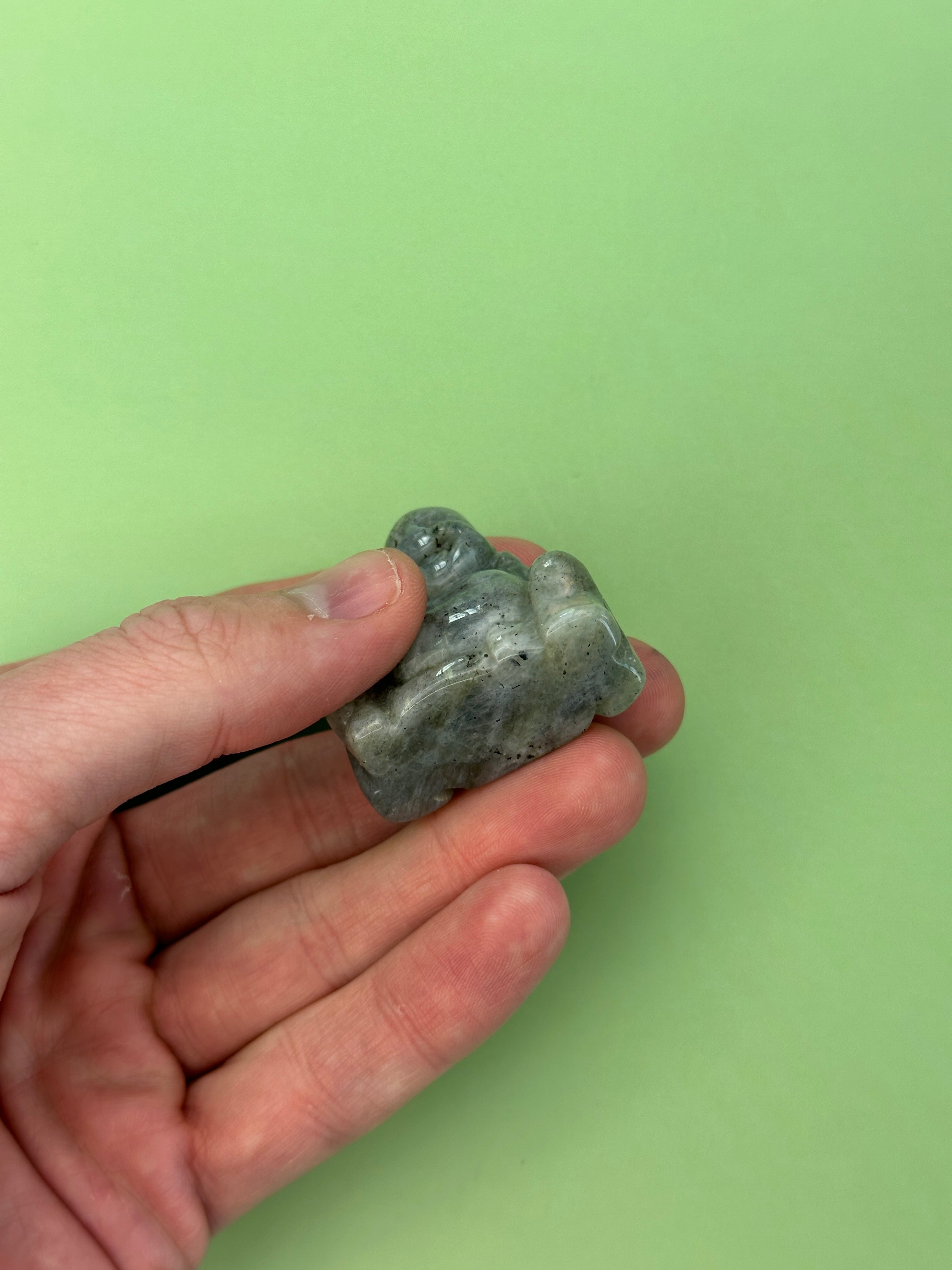 Labradorite - Mini buddha