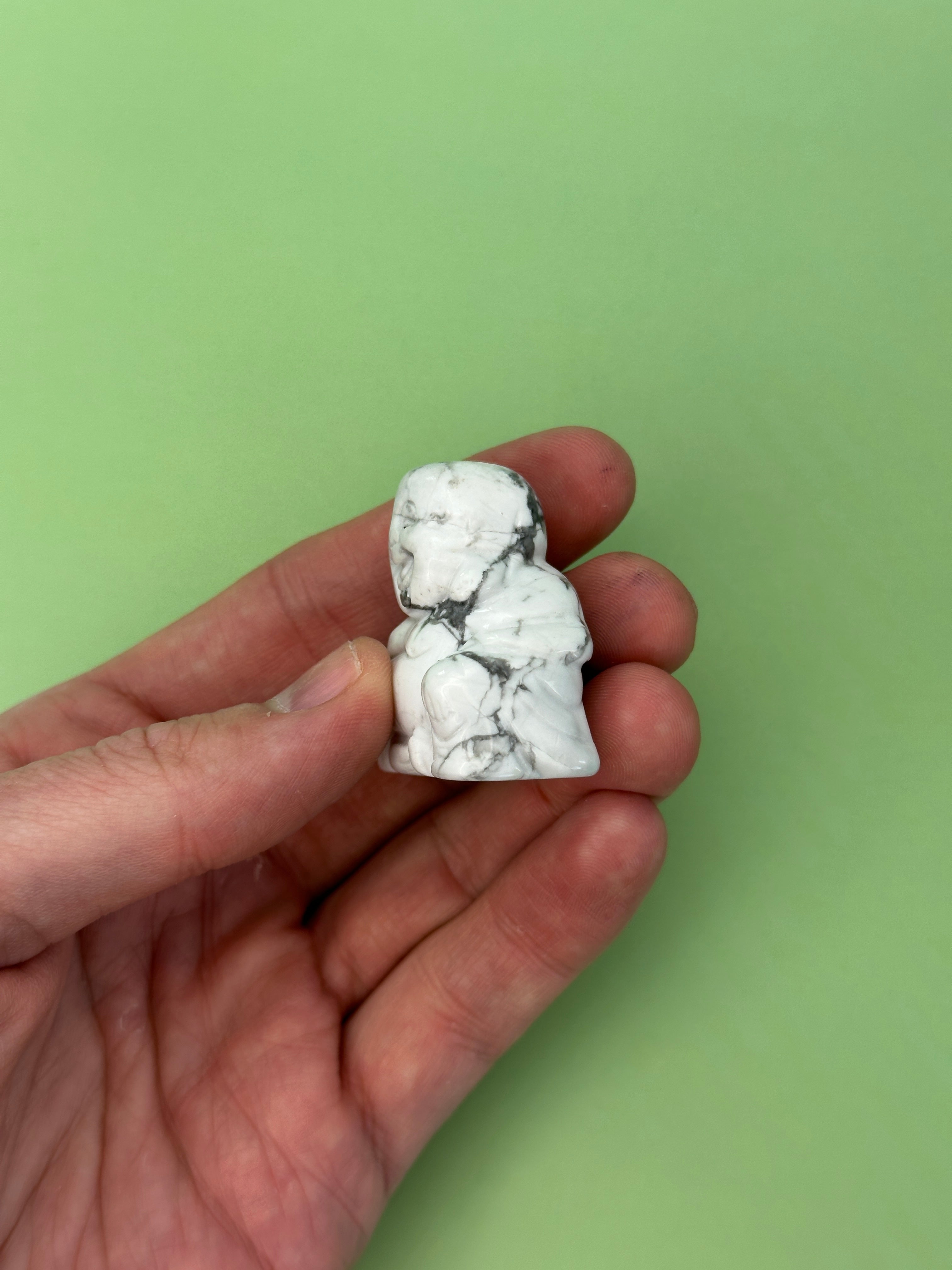 Howlite - Mini buddha