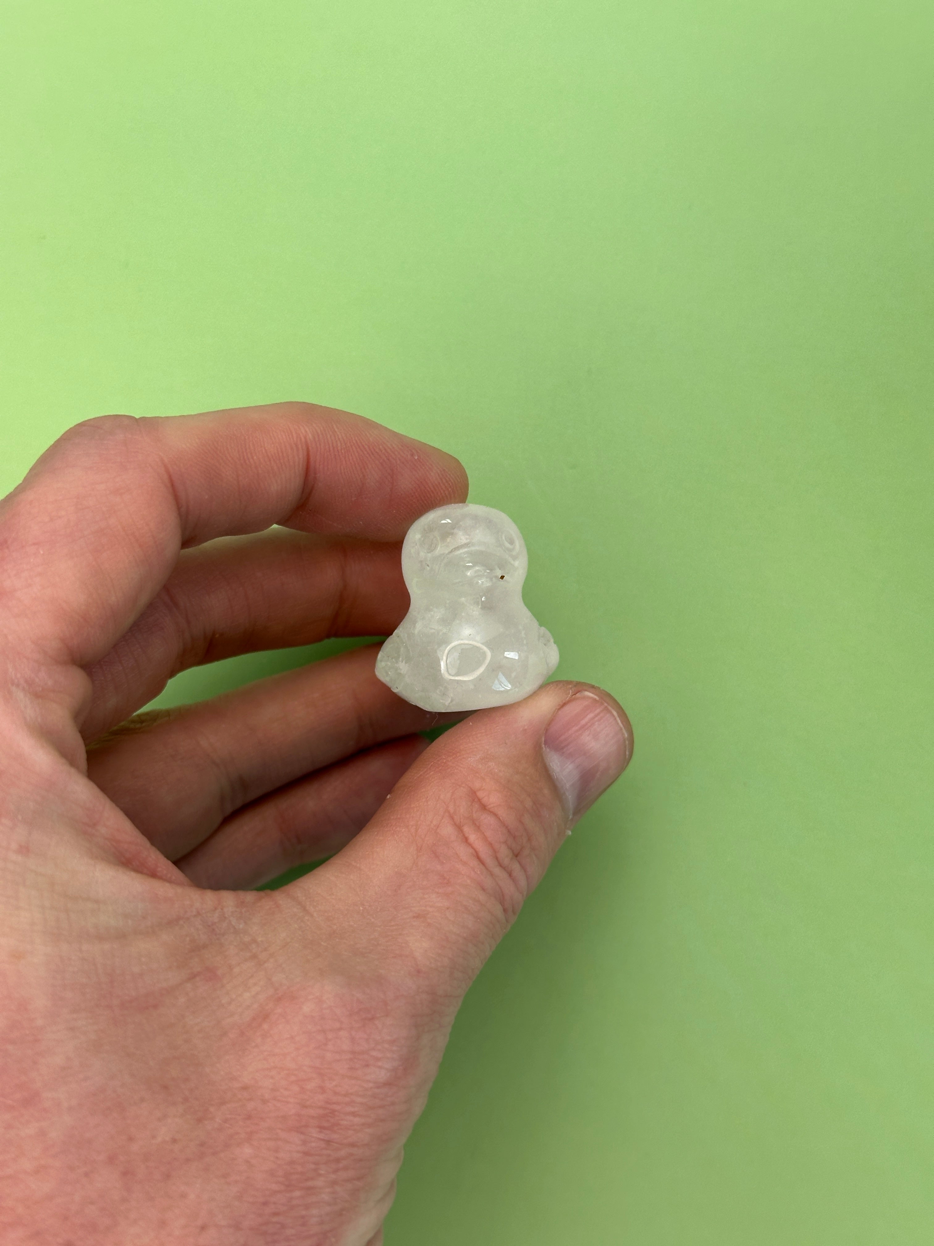 Clear quartz - Duck