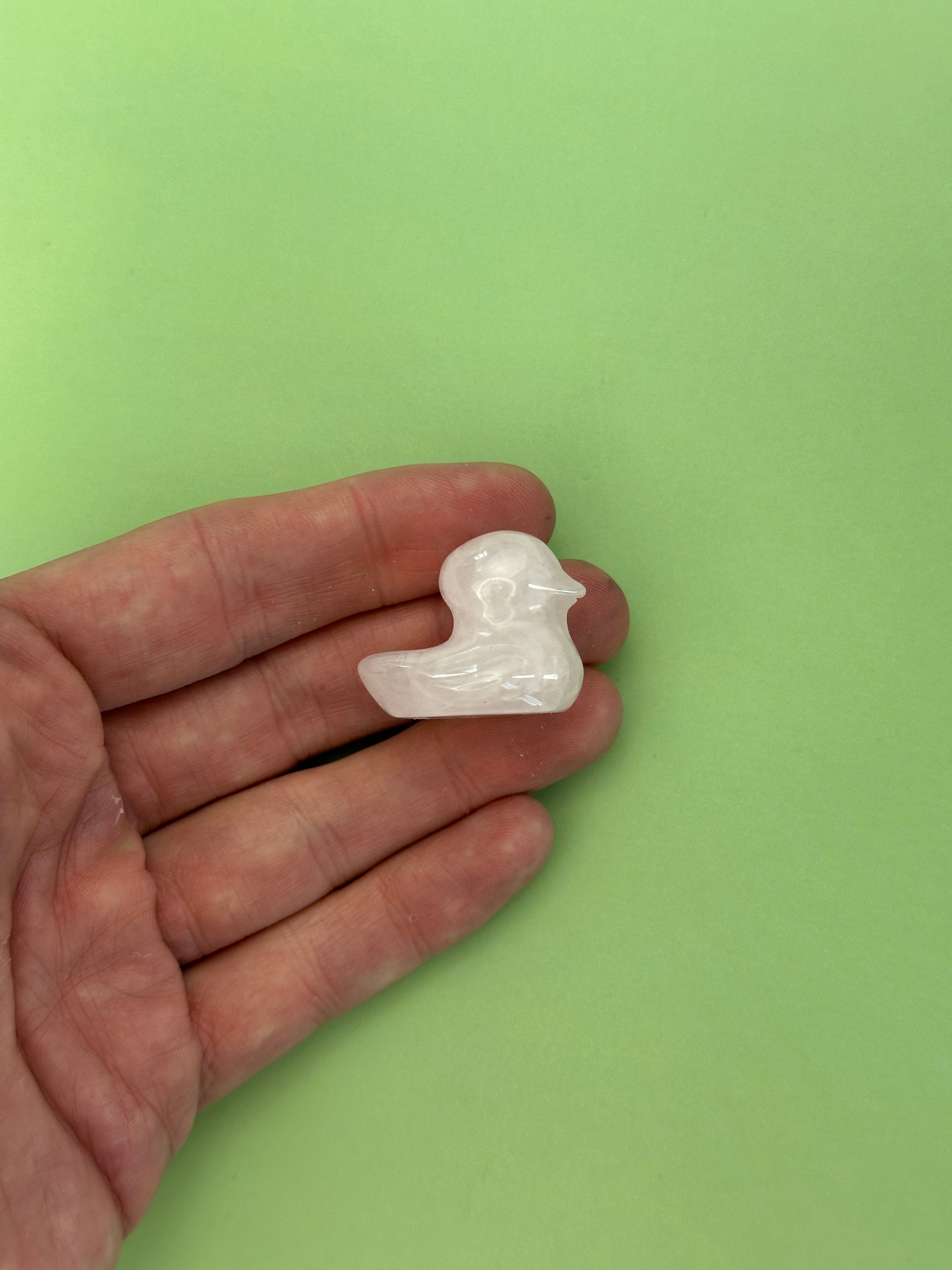 Rose quartz - Duck