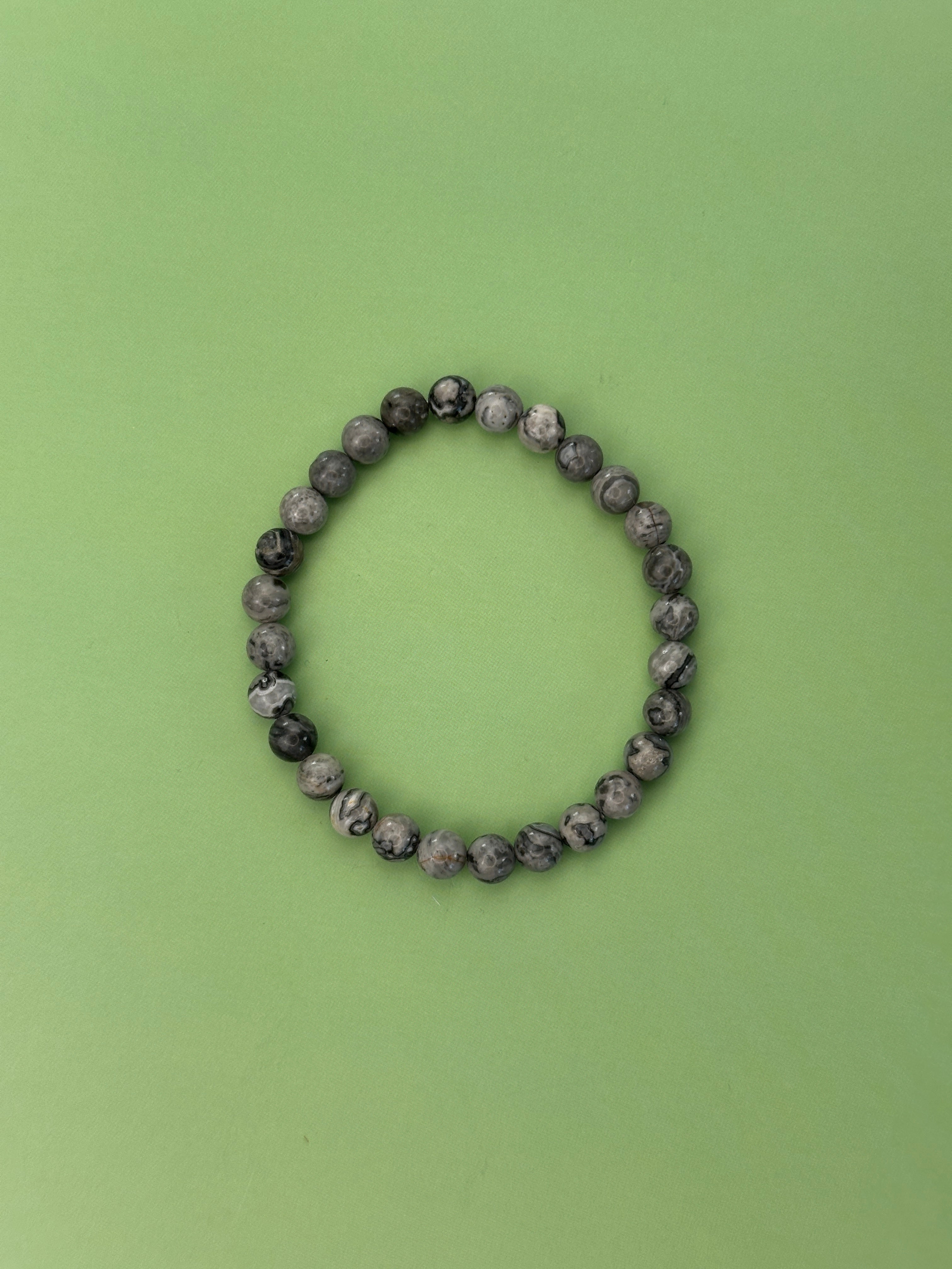 Map stone - Abundance - Power bead bracelet