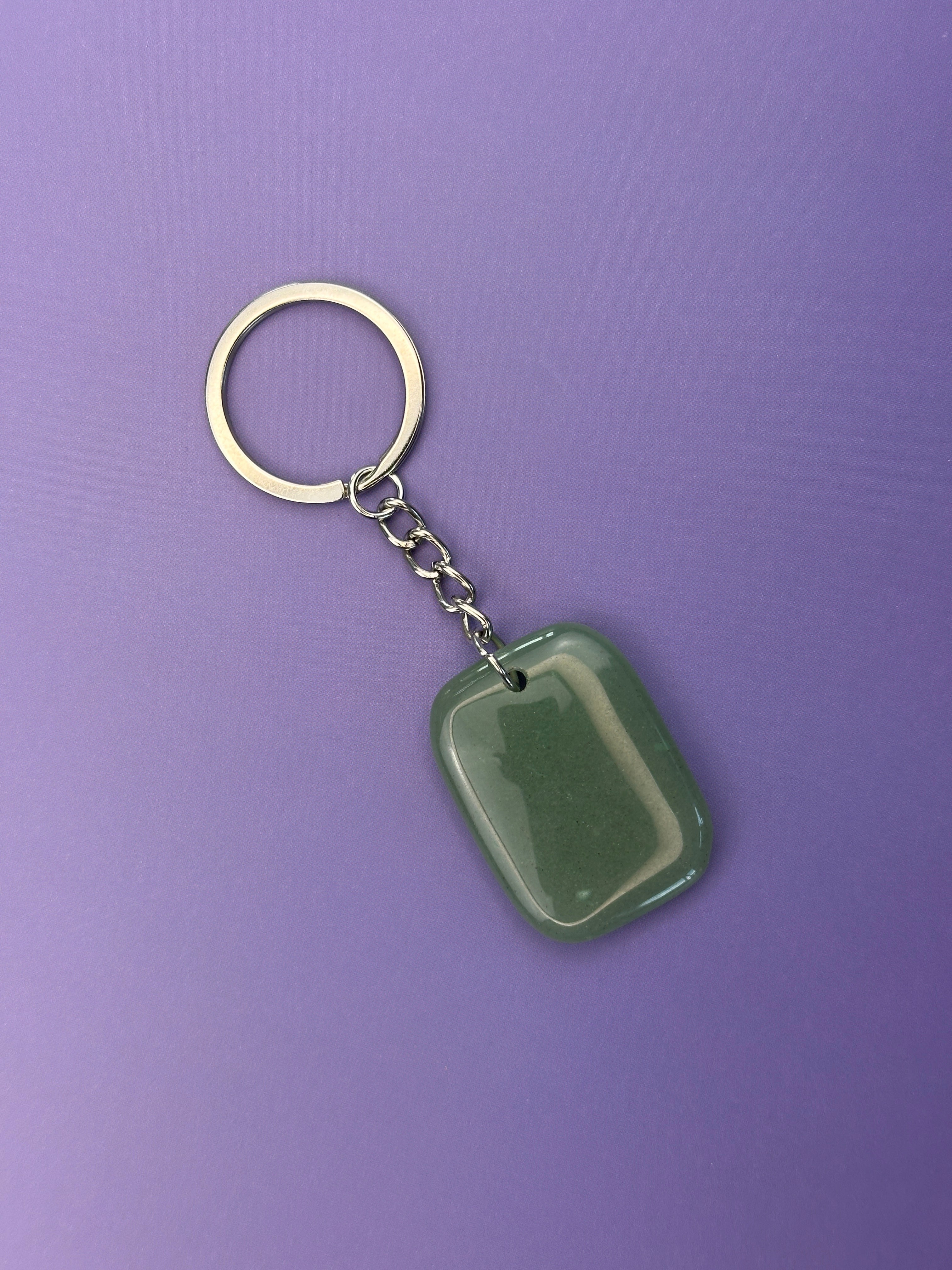 Green aventurine - Keyring