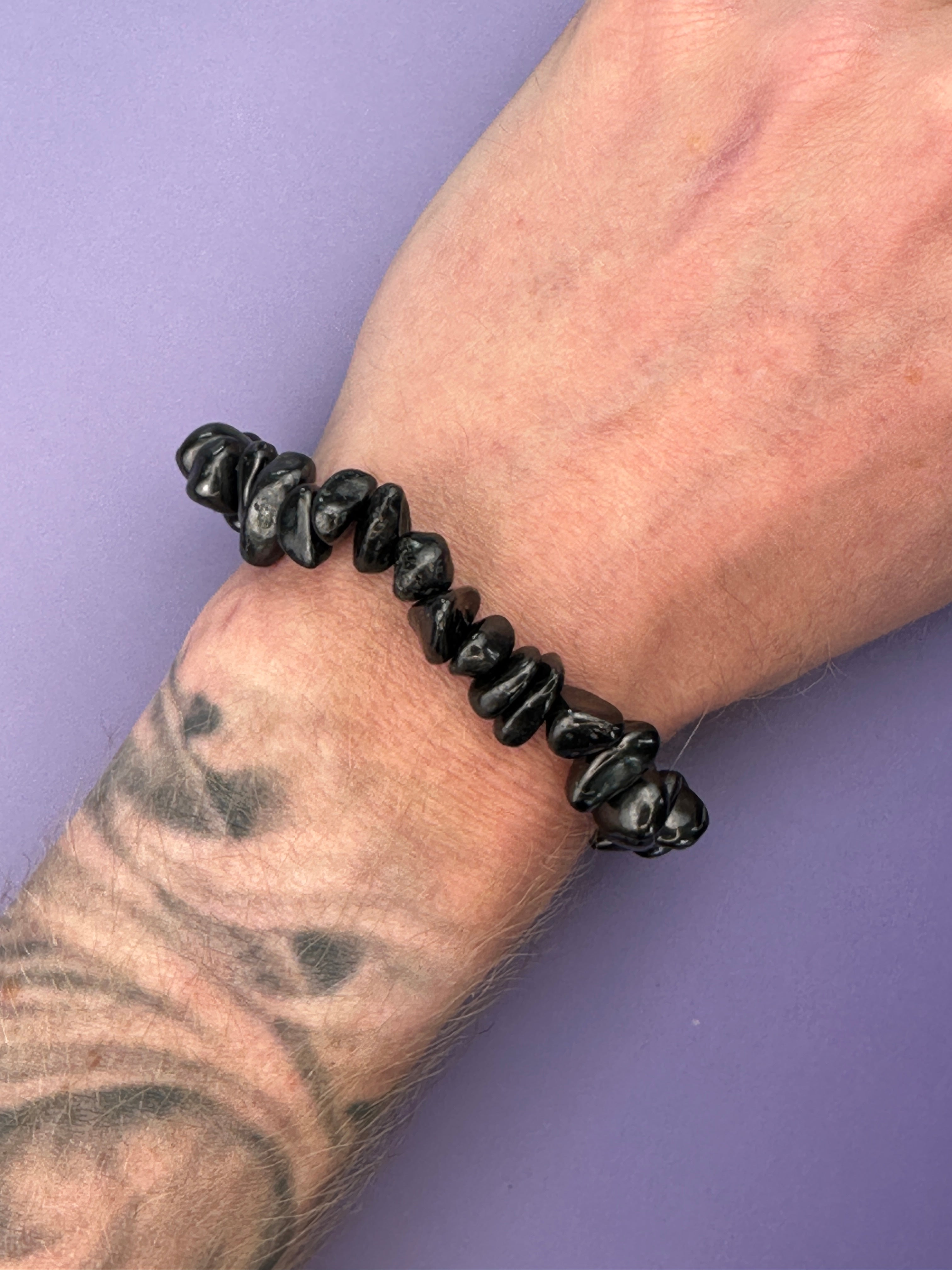Shungite - Crystal Chip Bracelet