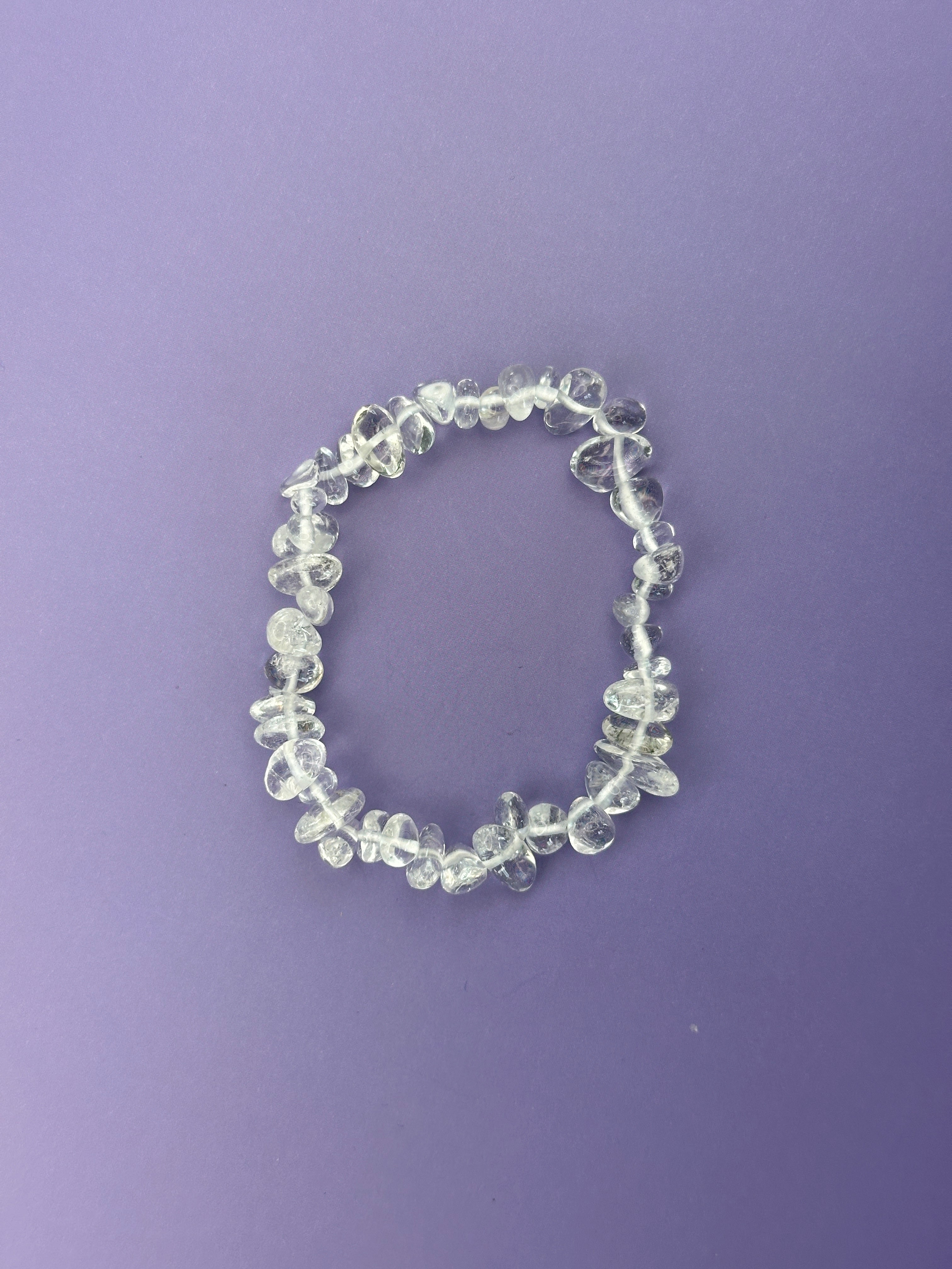Clear quartz - Crystal chip bracelet