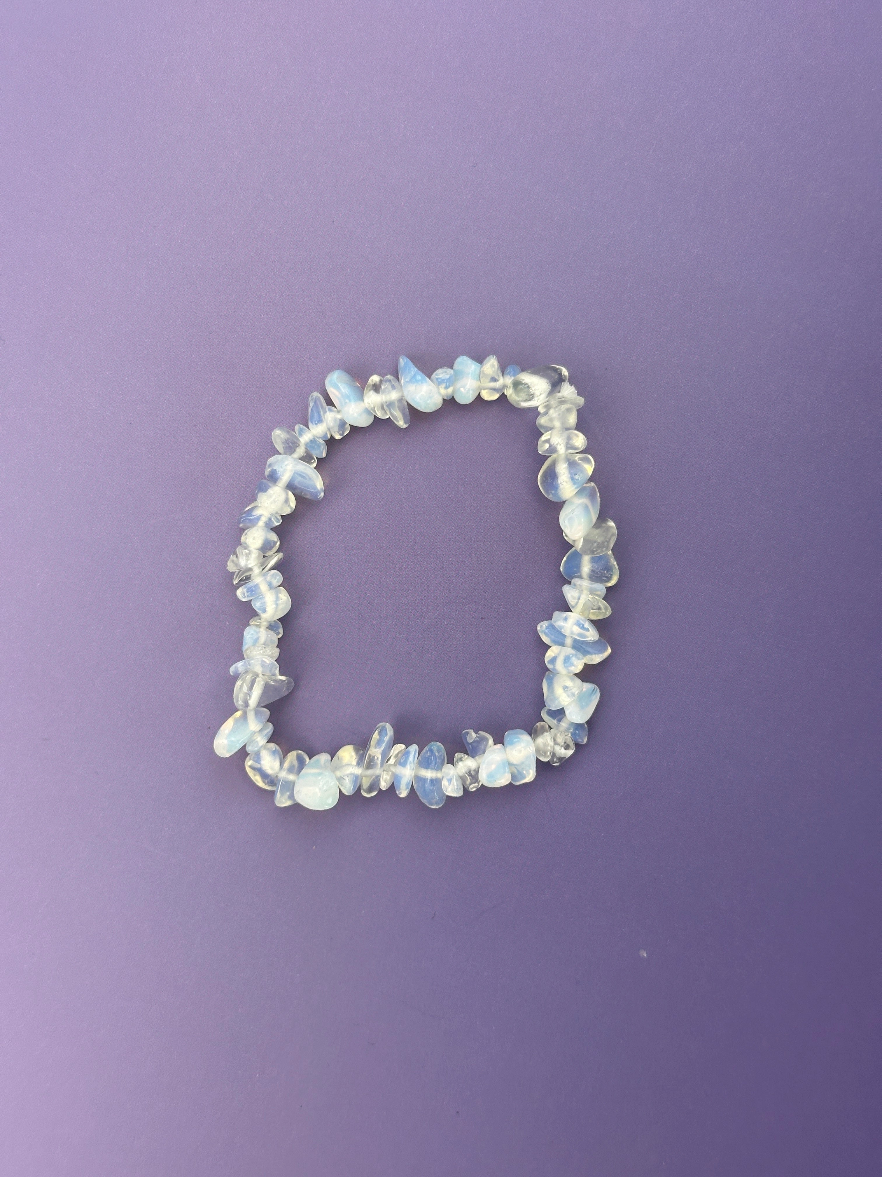 Opalite - Crystal chip bracelet