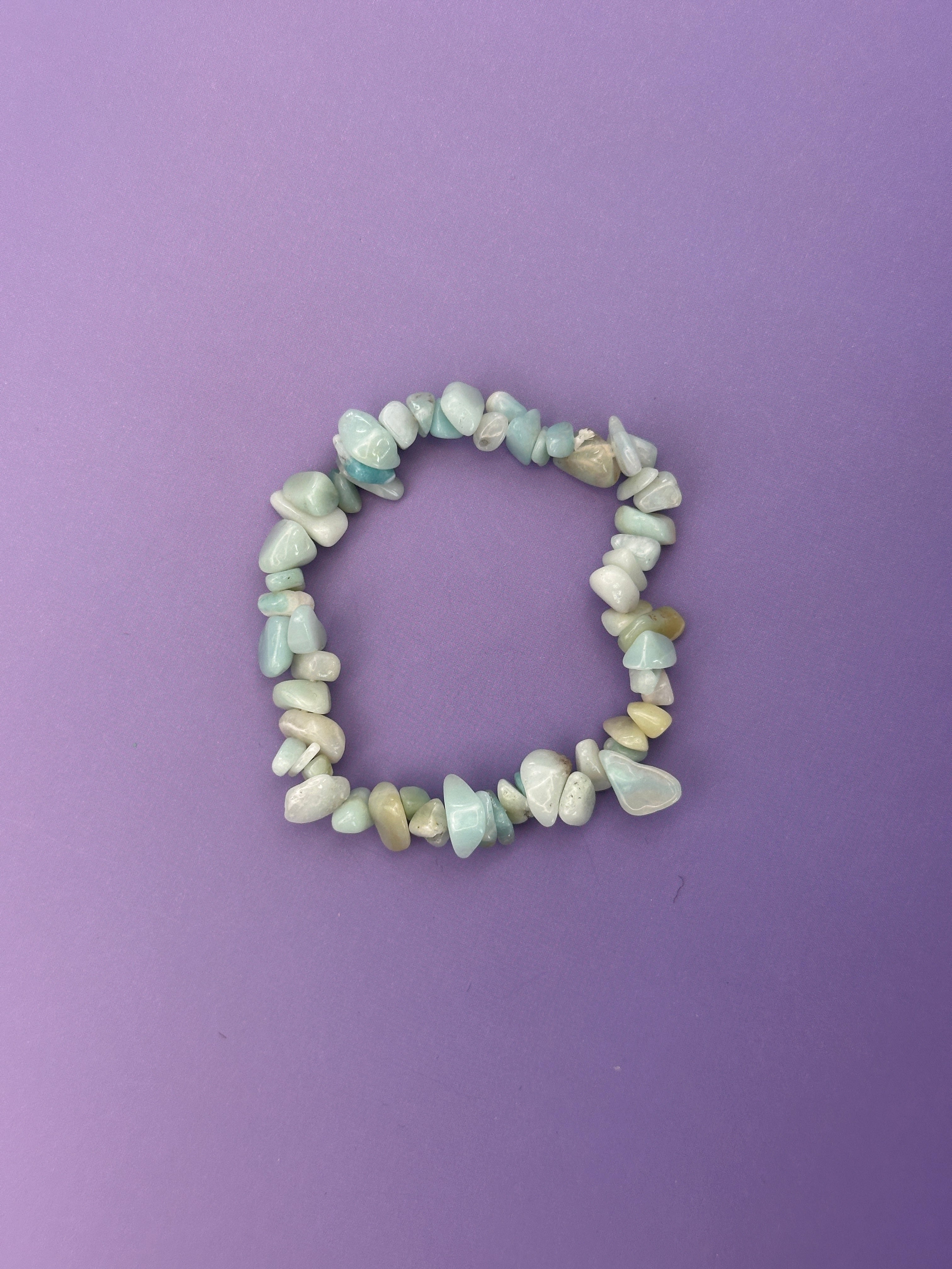 Amazonite - Crystal chip bracelet
