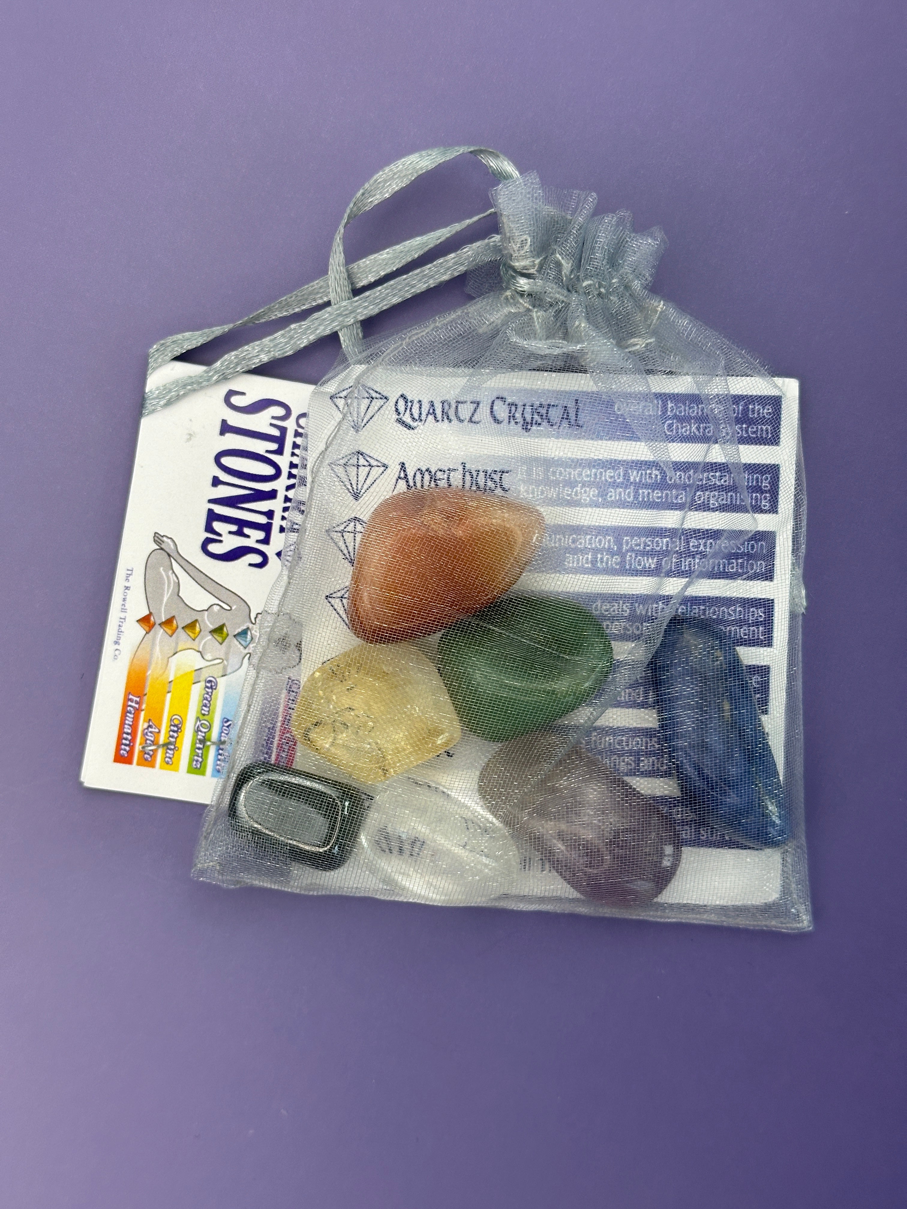 Chakra set - Pack of 7 tumblestones