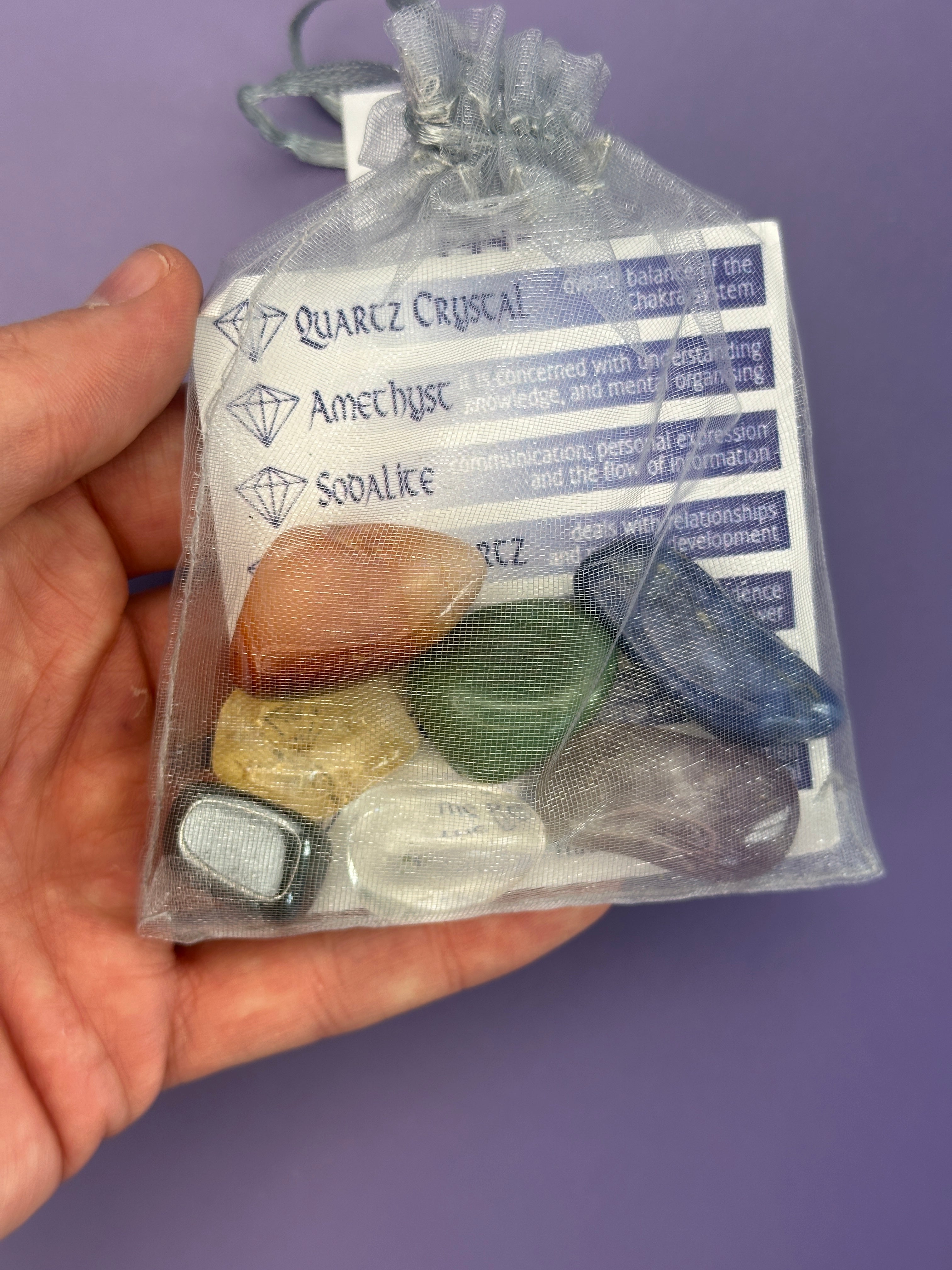 Chakra set - Pack of 7 tumblestones