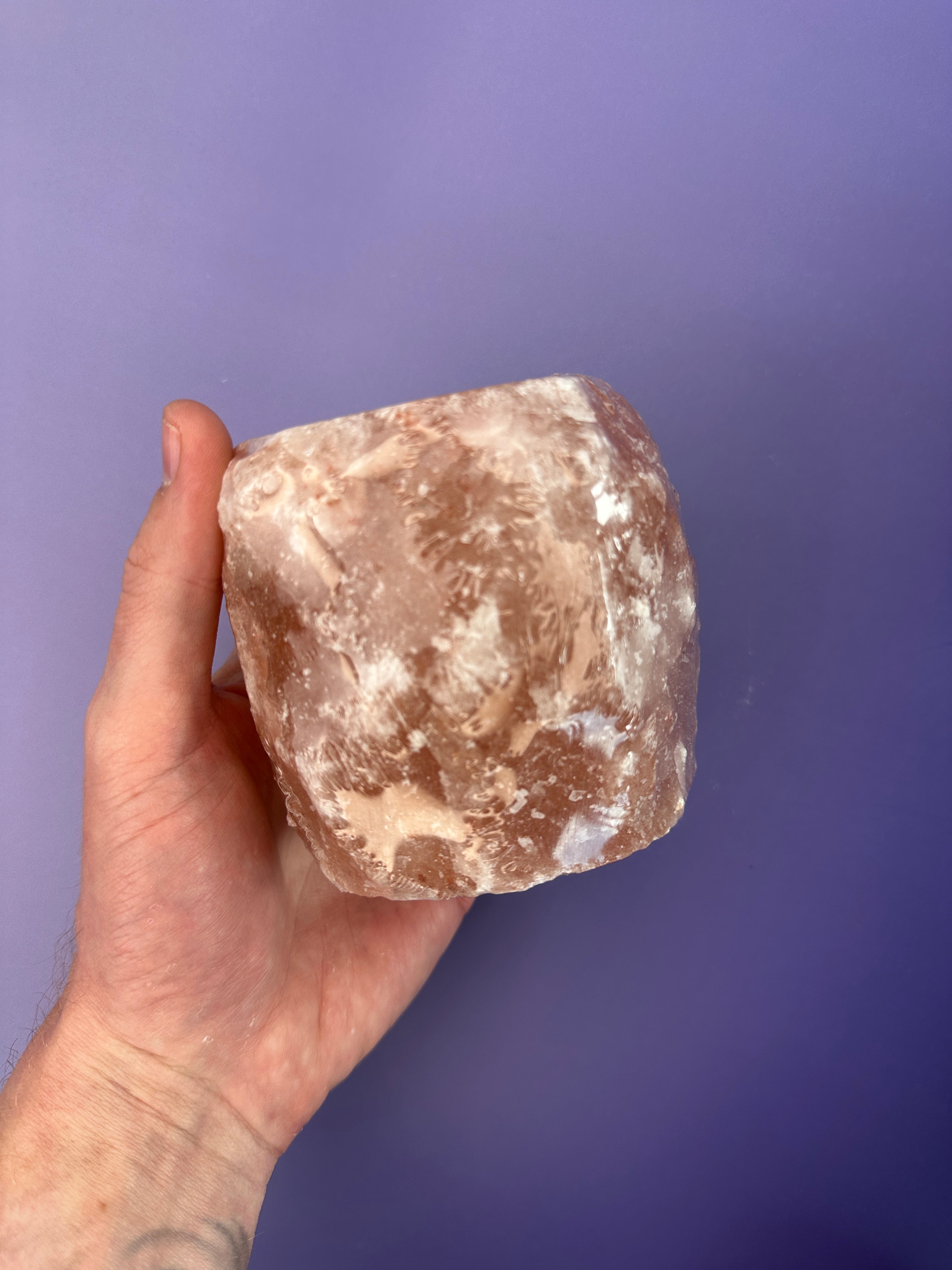Himalayan salt tealight holder