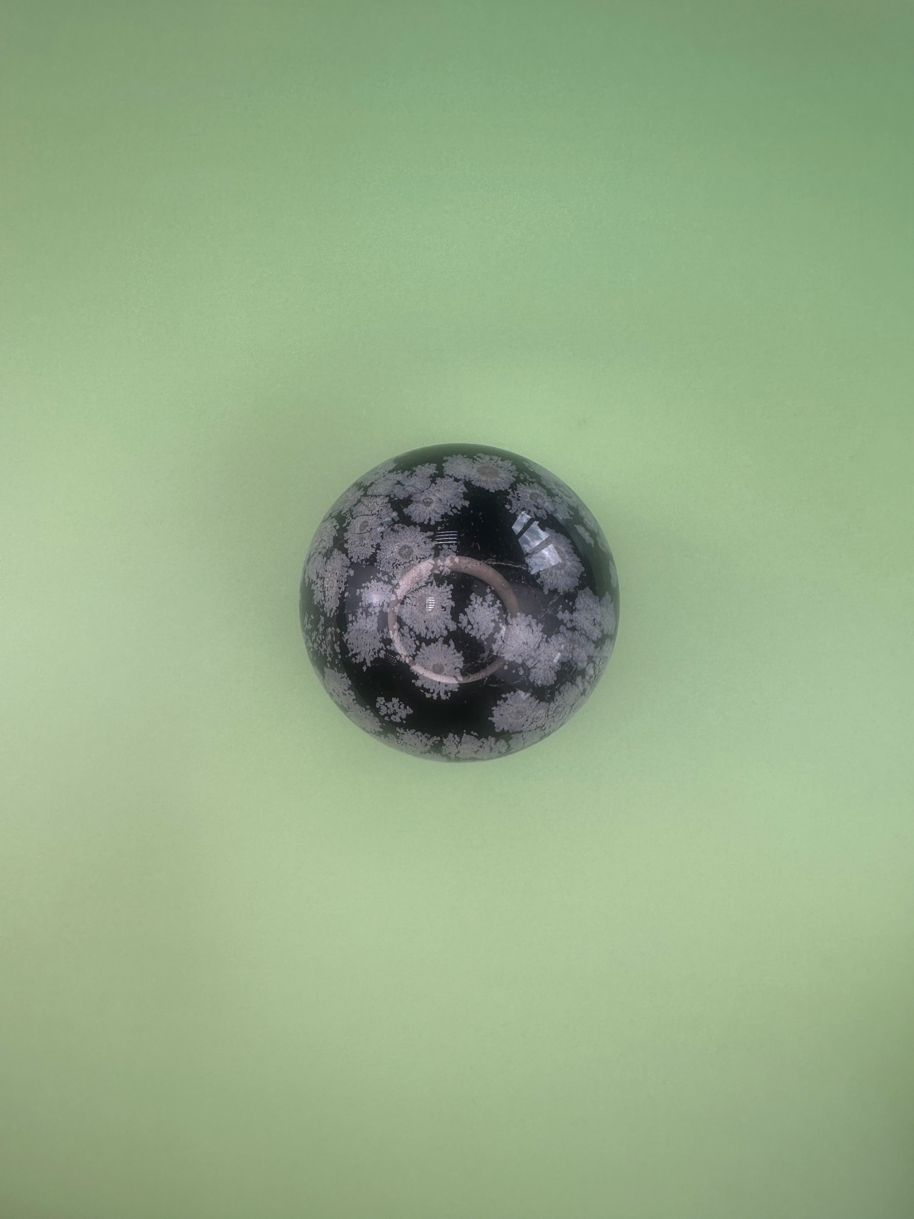 Snowflake obsidian - XL sphere