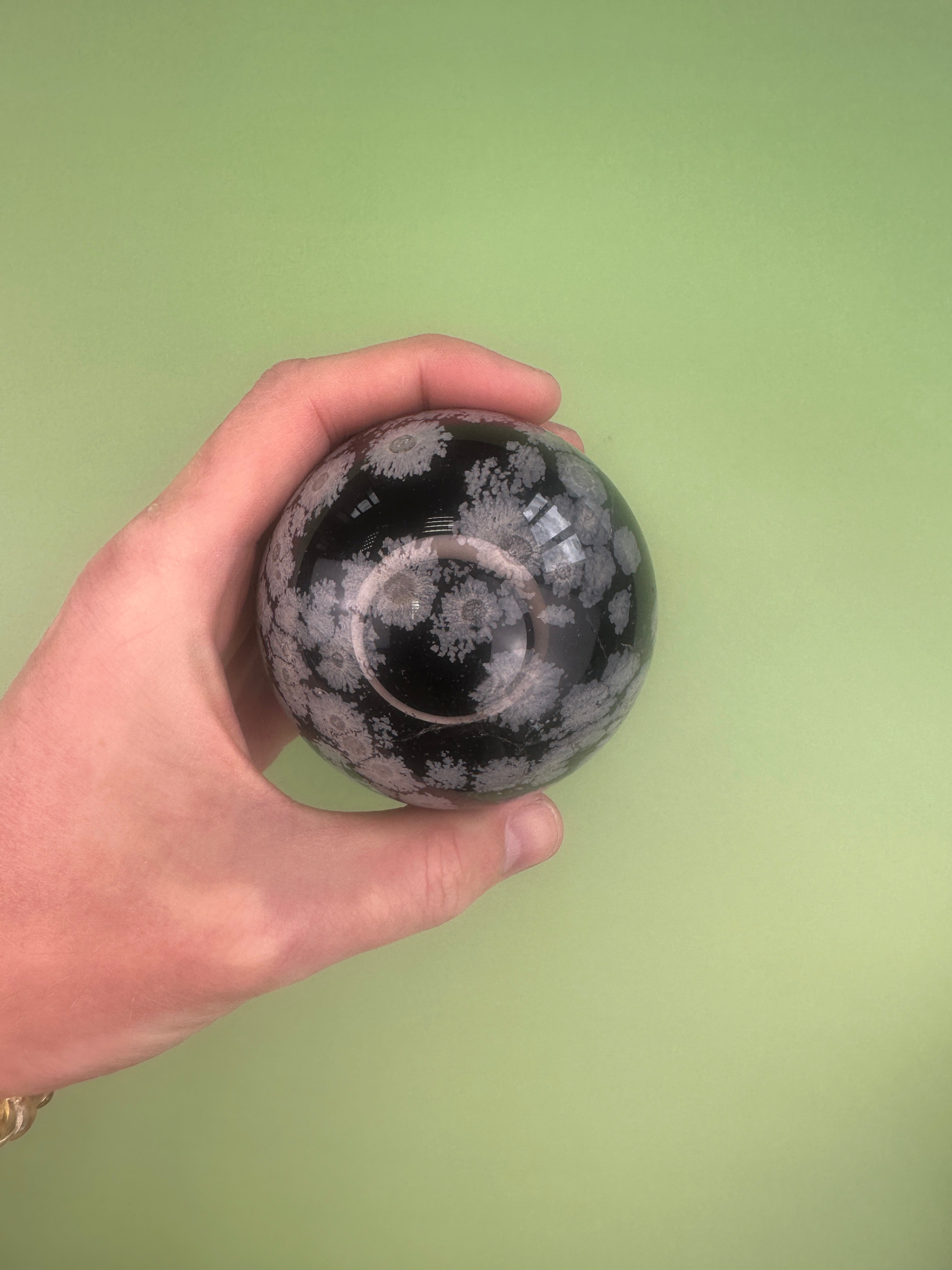 Snowflake obsidian - XL sphere