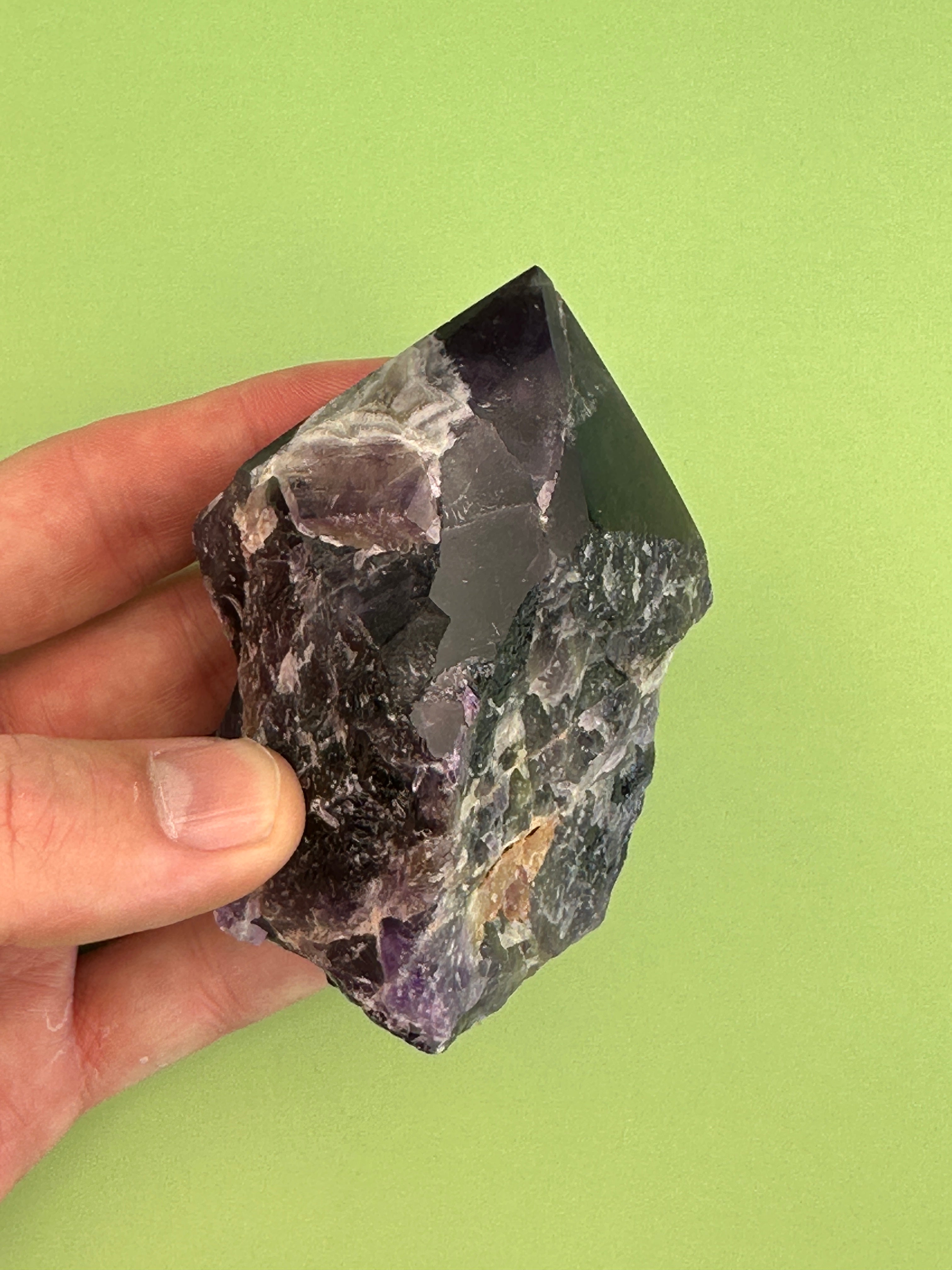 Amethyst - Rough cut point
