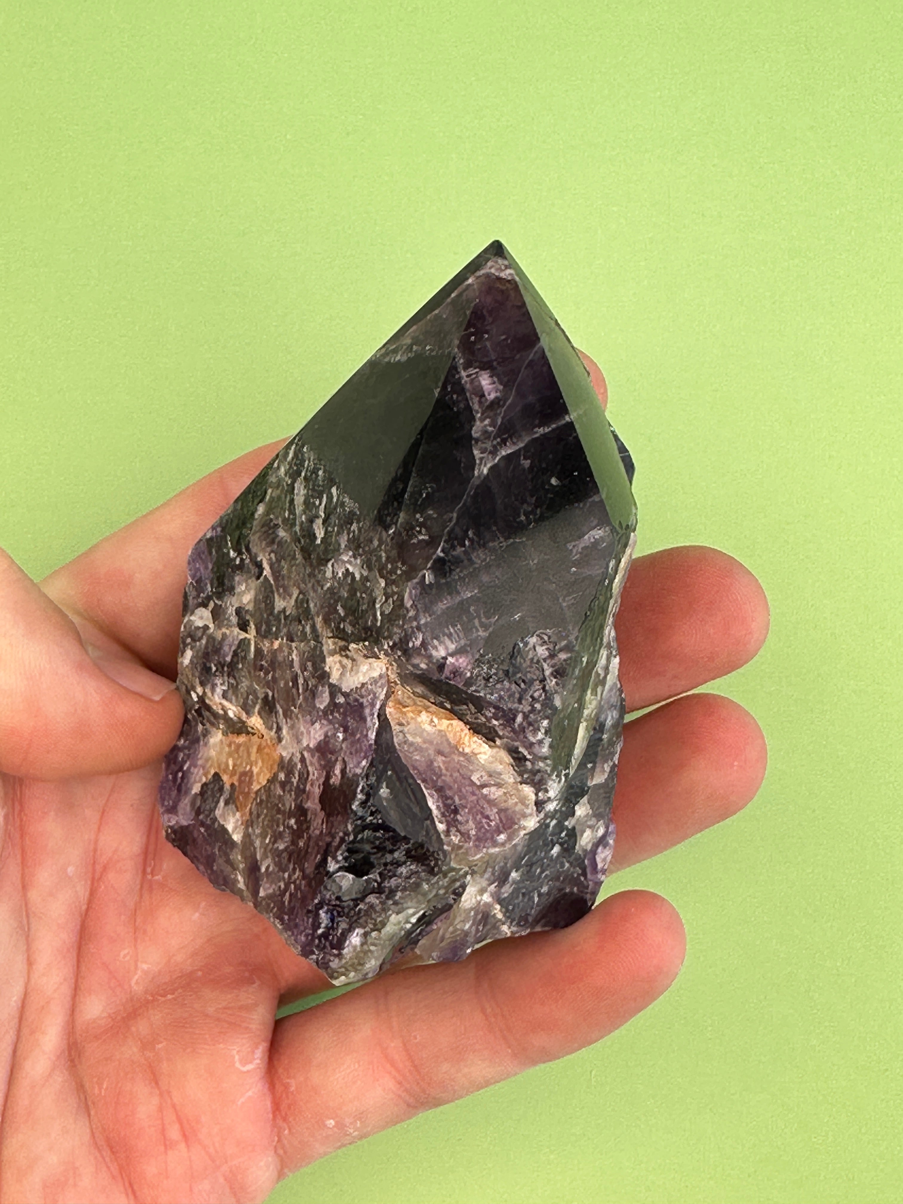 Amethyst - Rough cut point