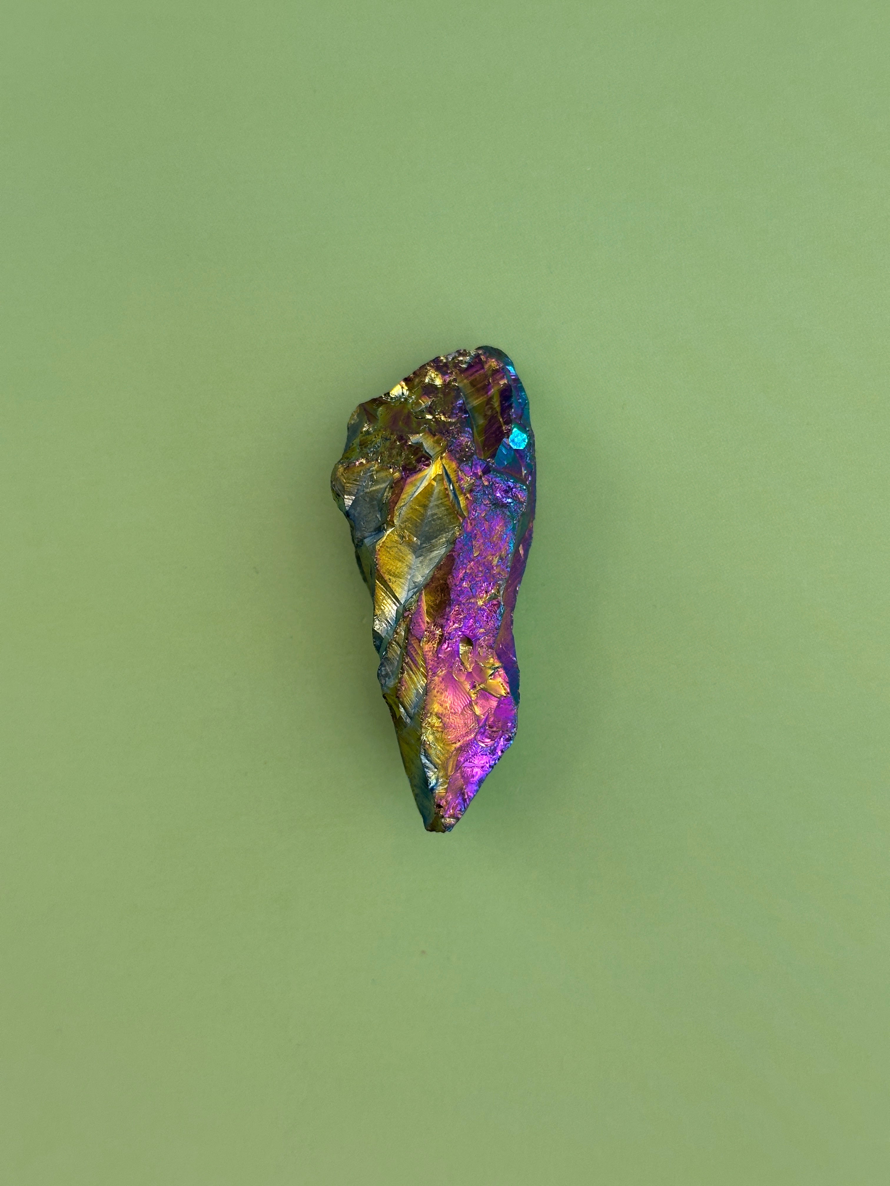 Titanium aura quartz - Rough chunk