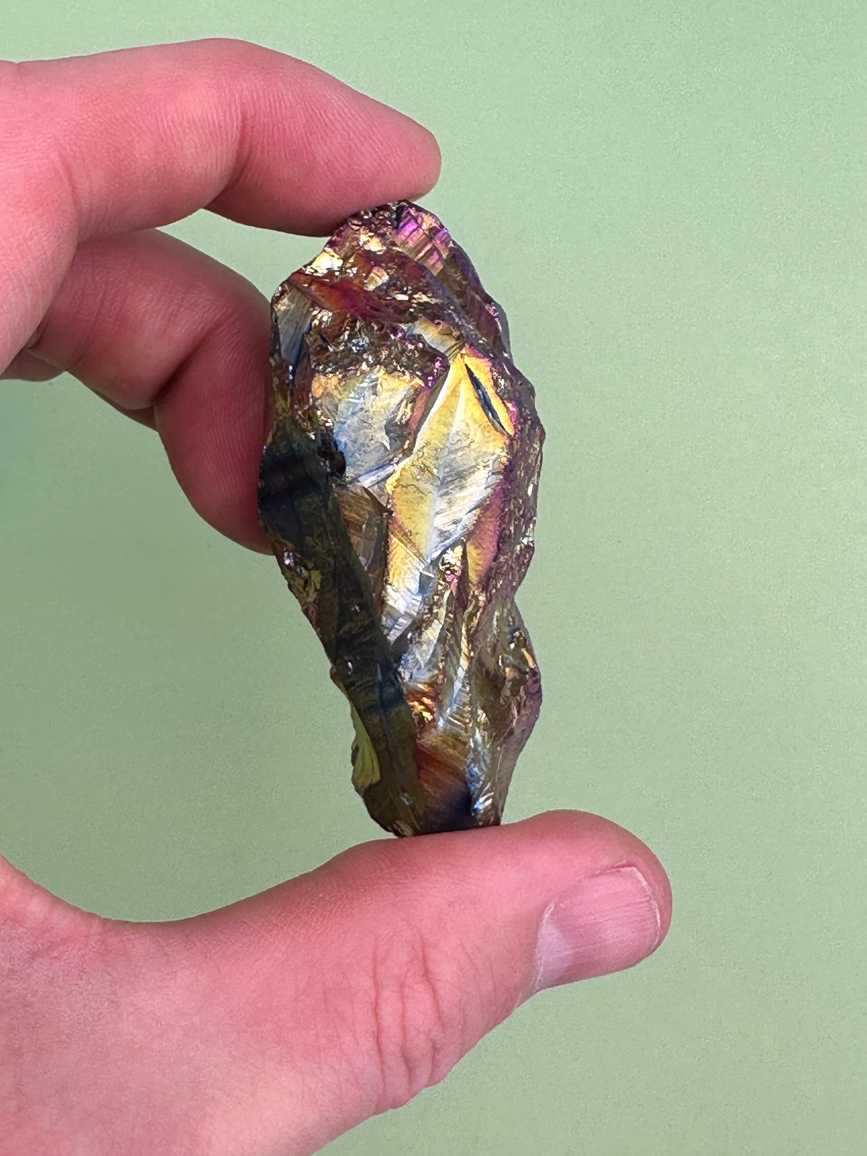 Titanium aura quartz - Rough chunk