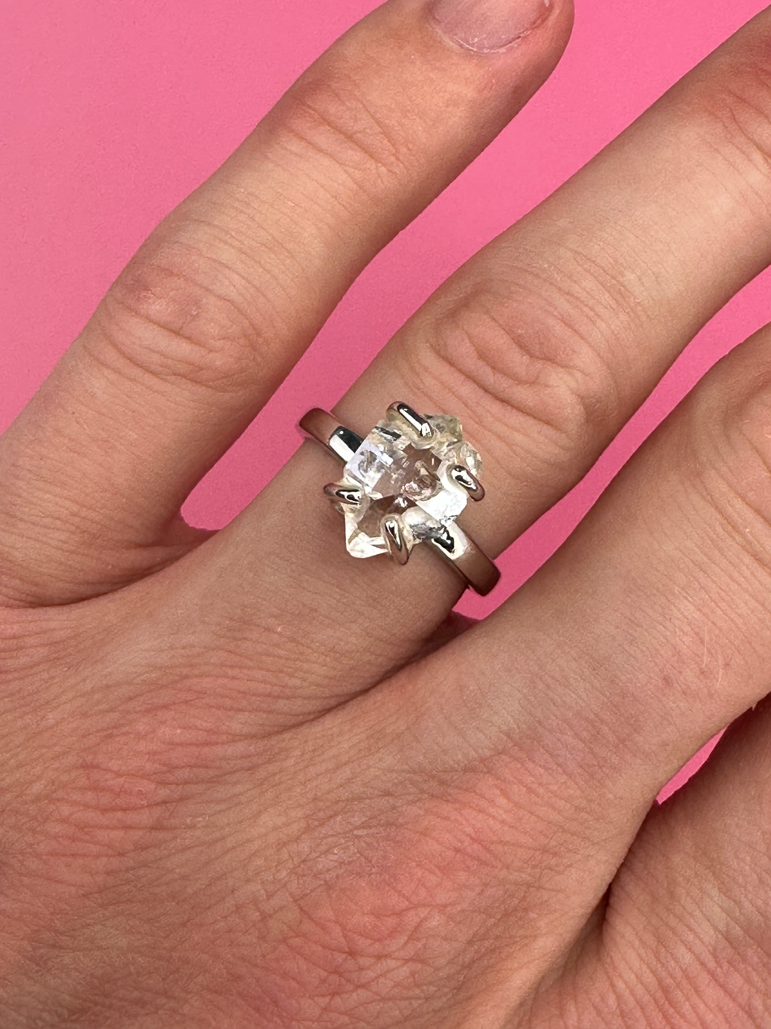 Herkimer diamond - Ring
