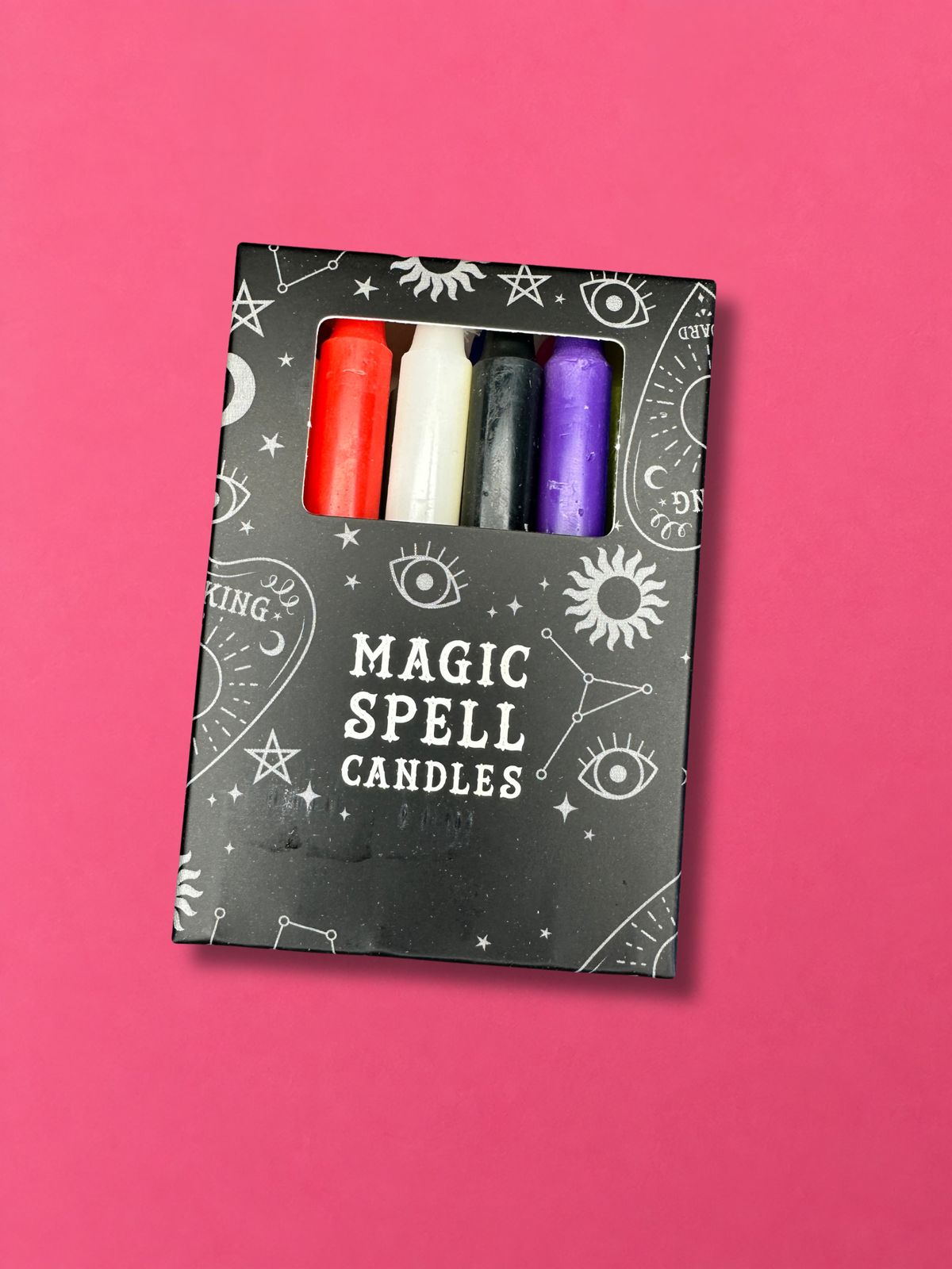 Pack of 12 mixed spell candles