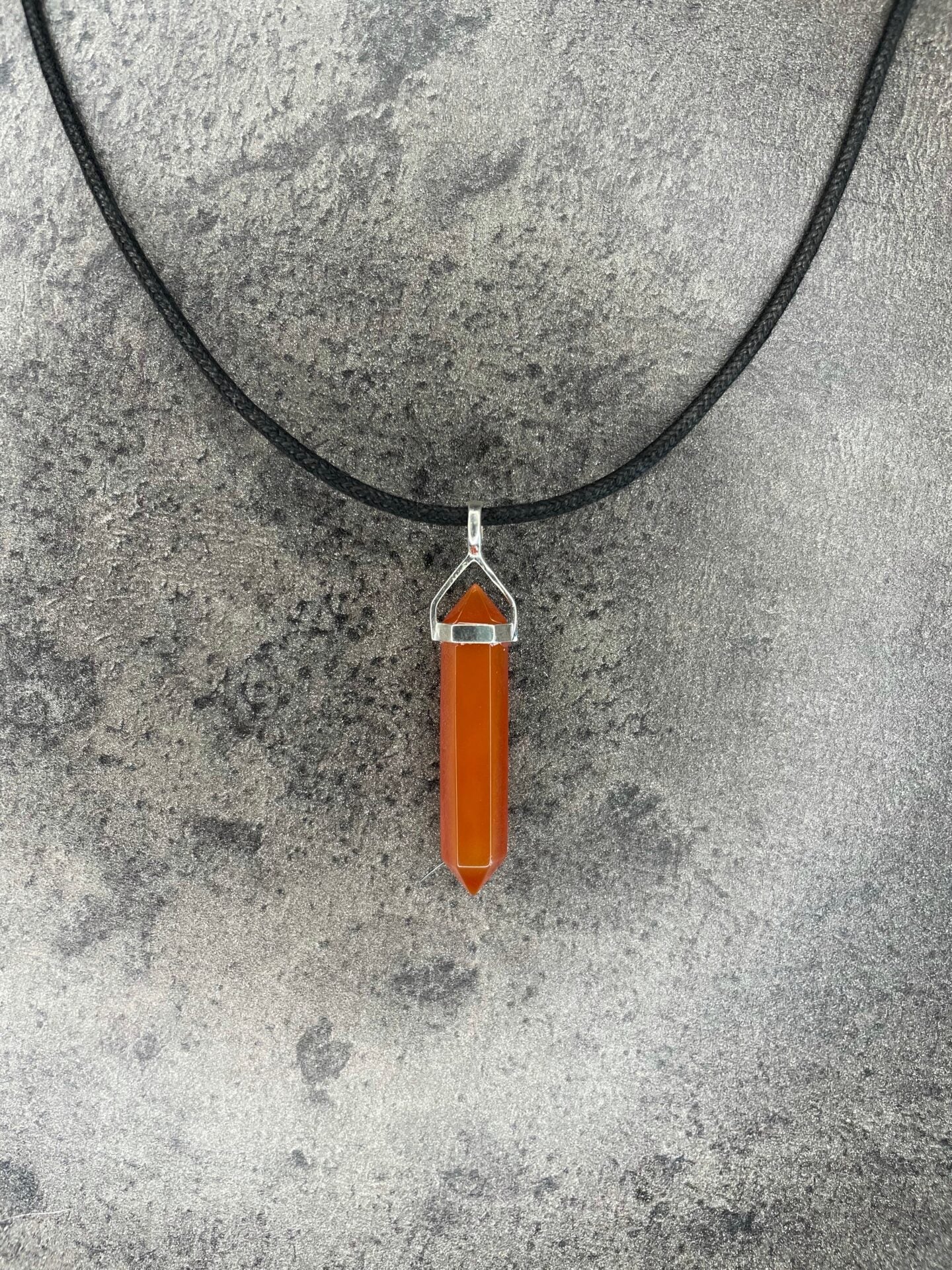 Take action pendant - Carnelian