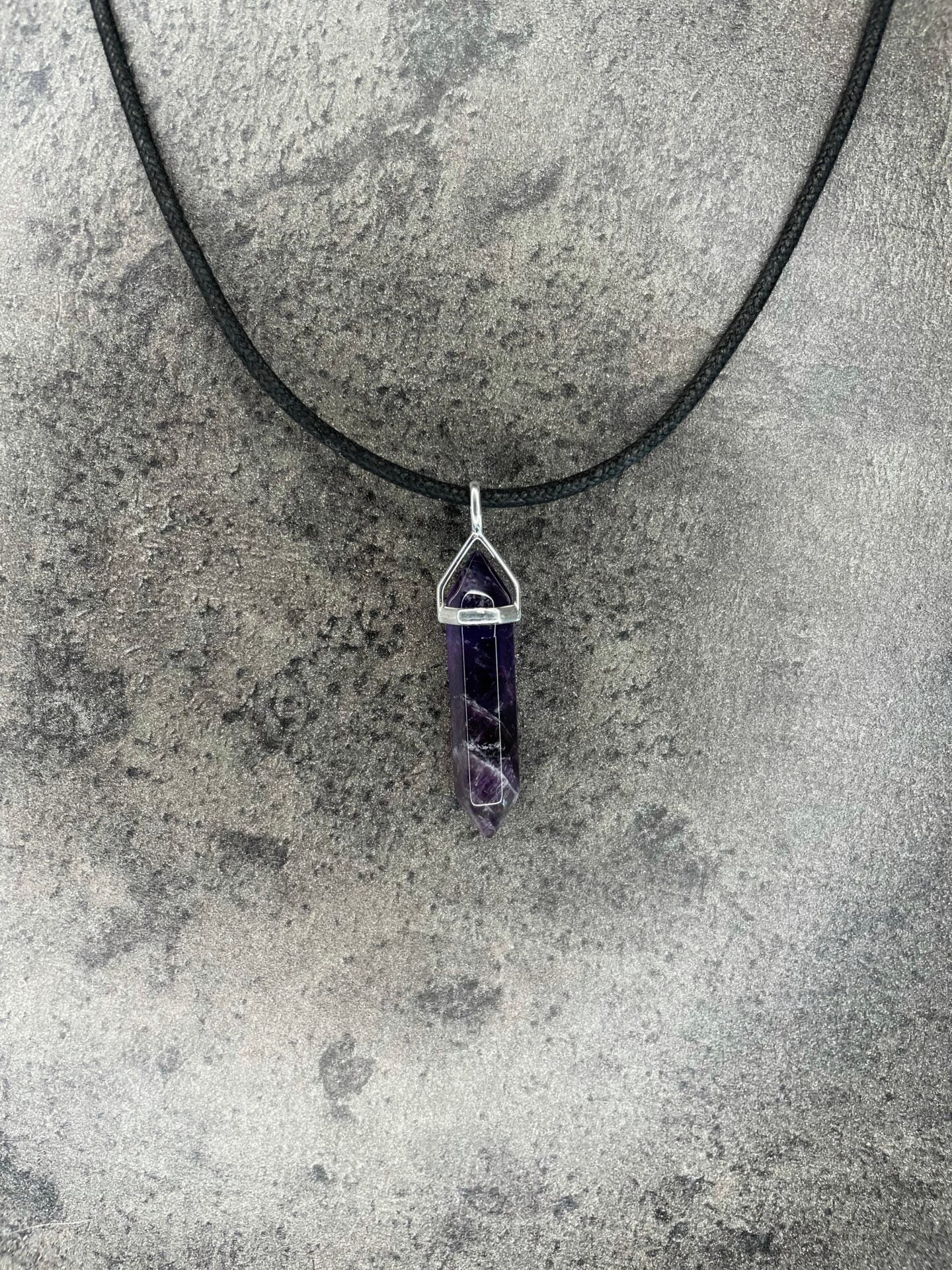 Peace pendant - Amethyst