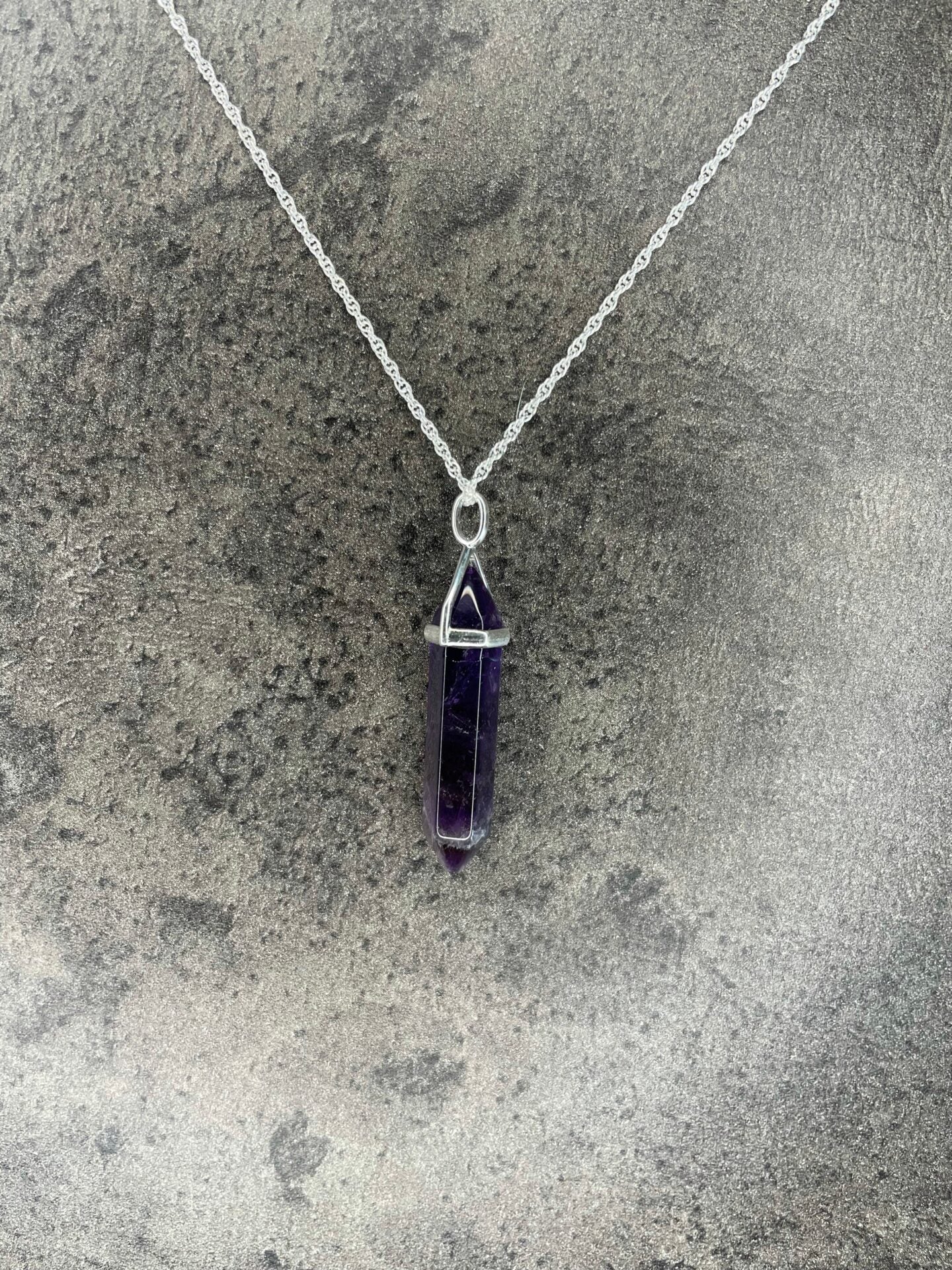 Peace pendant - Amethyst