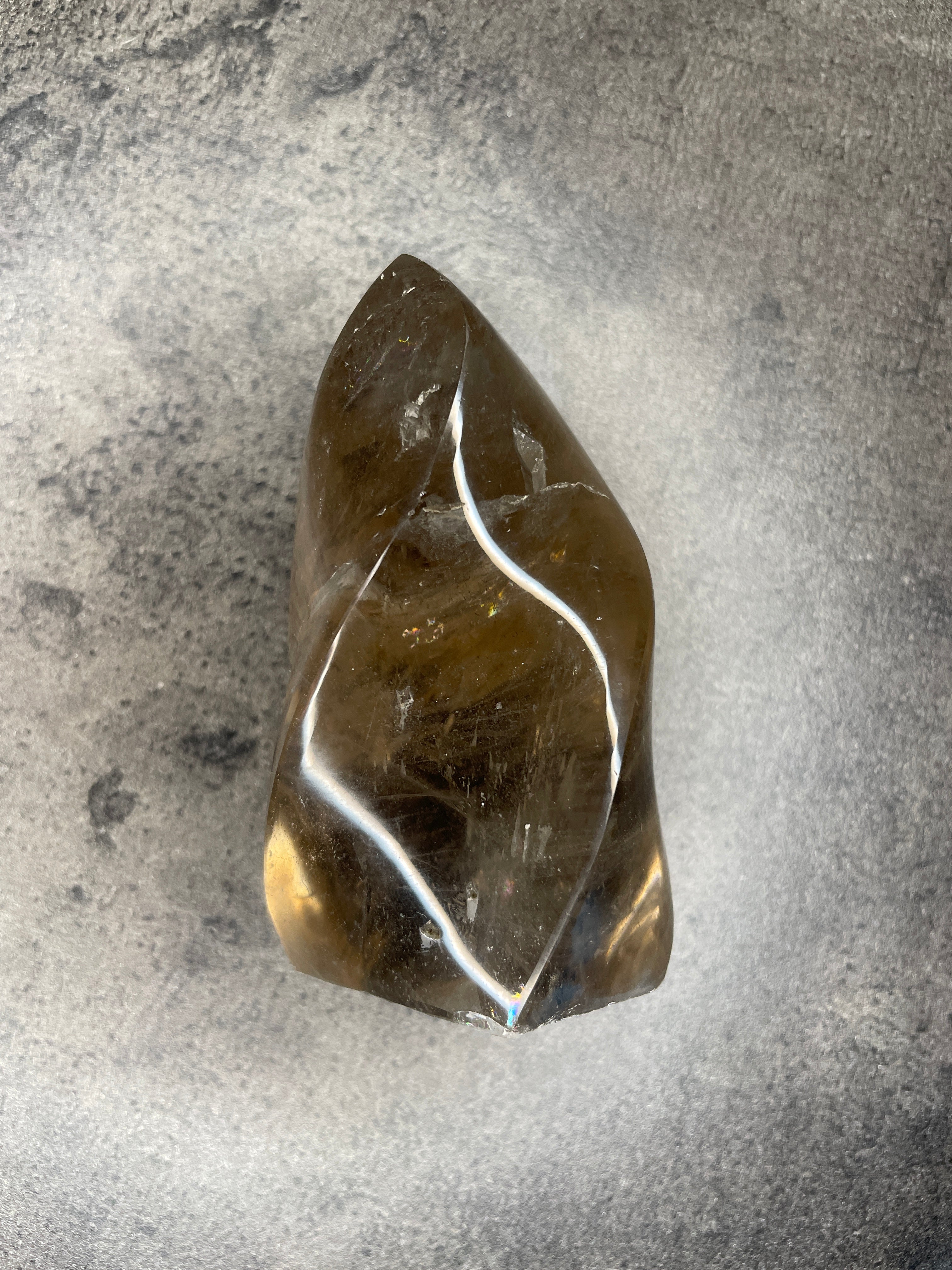 Smoky quartz - Flame