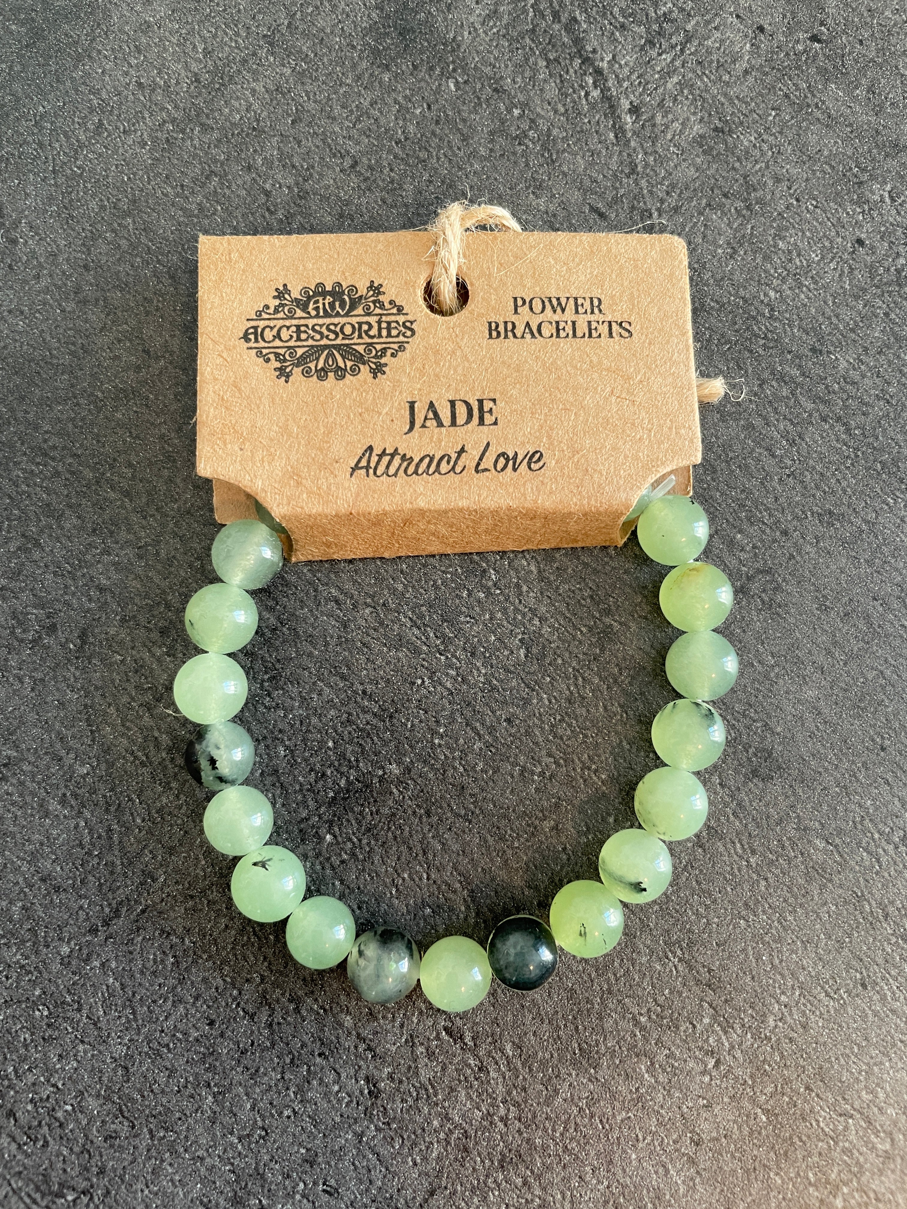 Jade - Attract love - Power bead bracelet